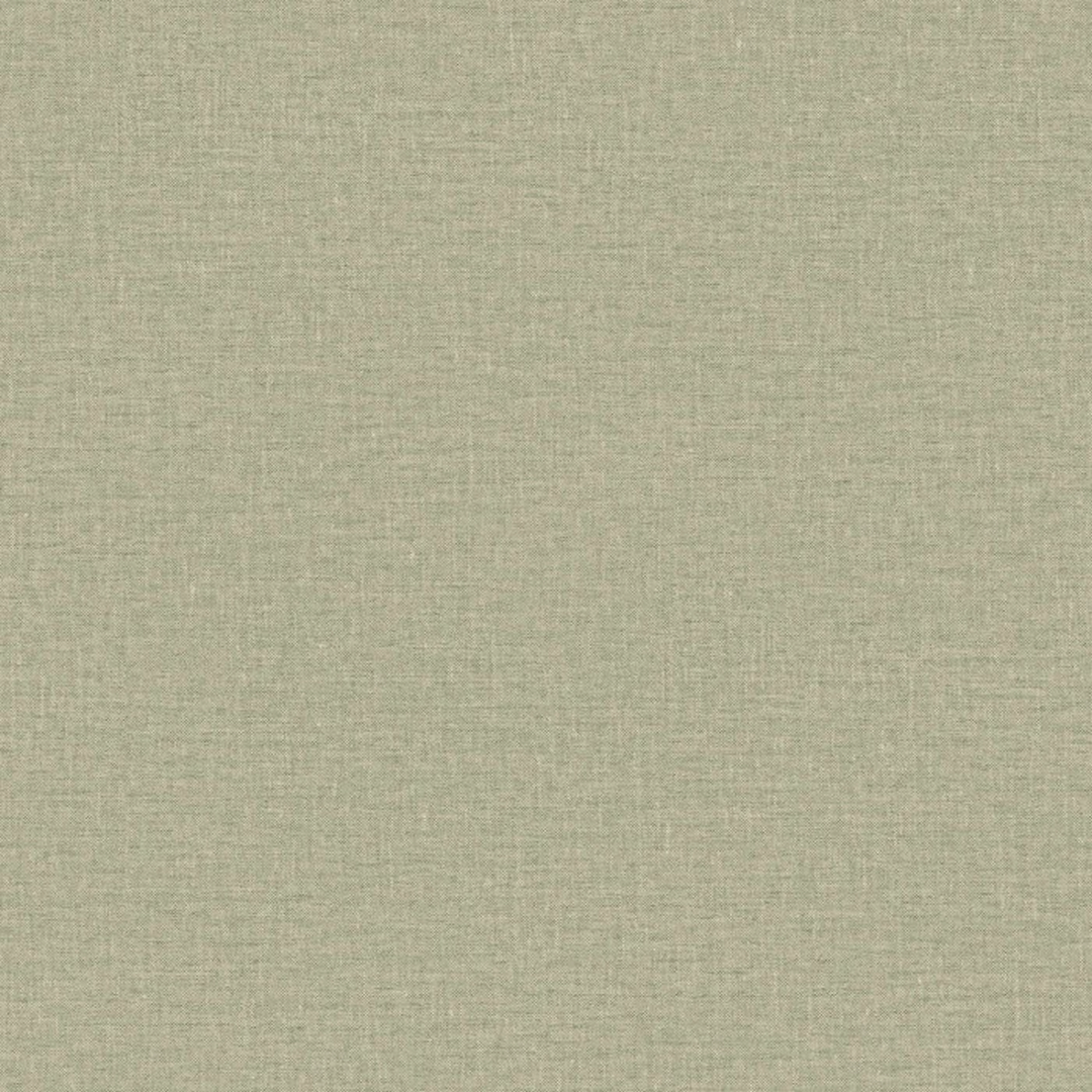 Structural wallpaper imitating linen canvas LINA - EUCALYPTUS gray-green