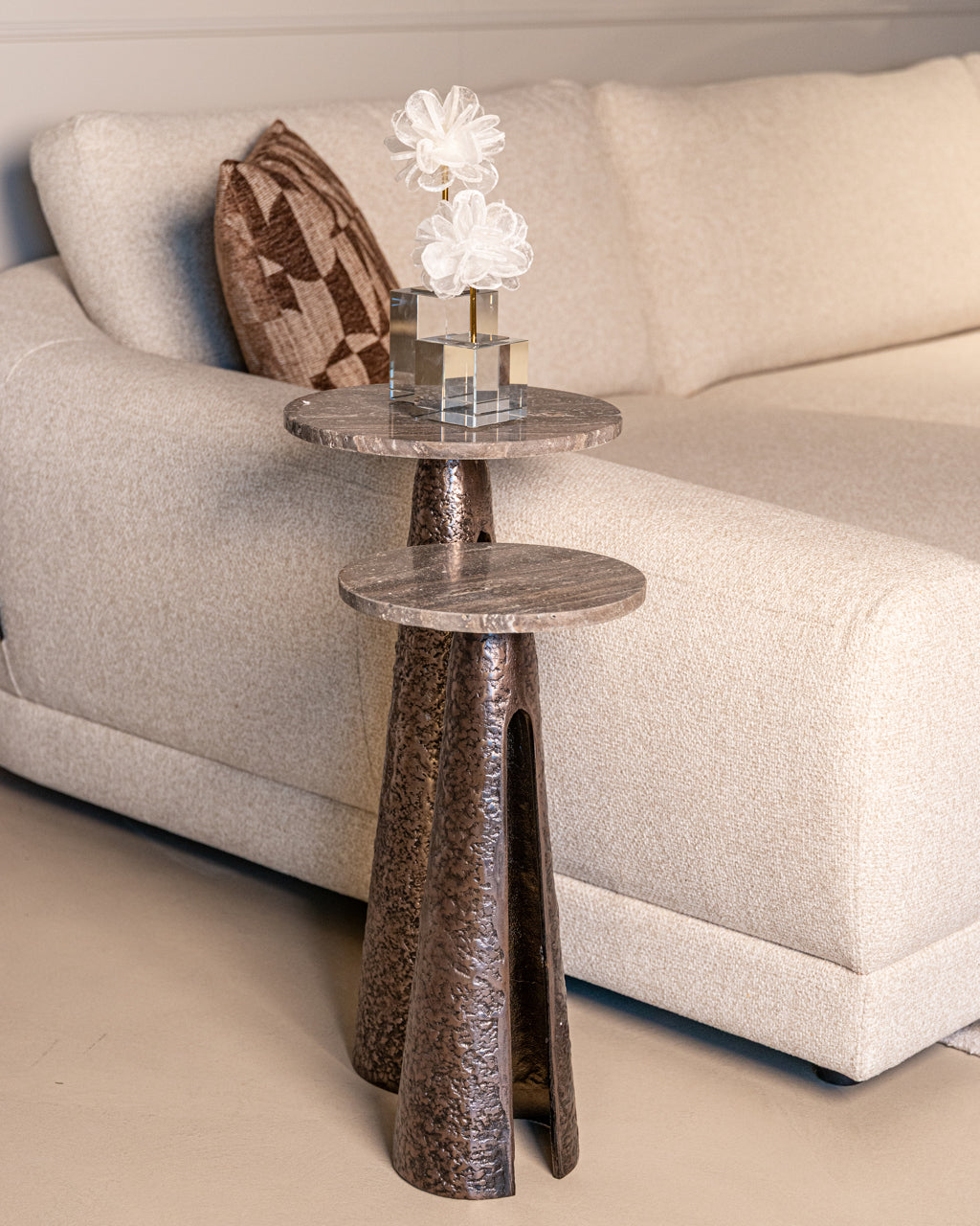 ELDORA Brown Side Table