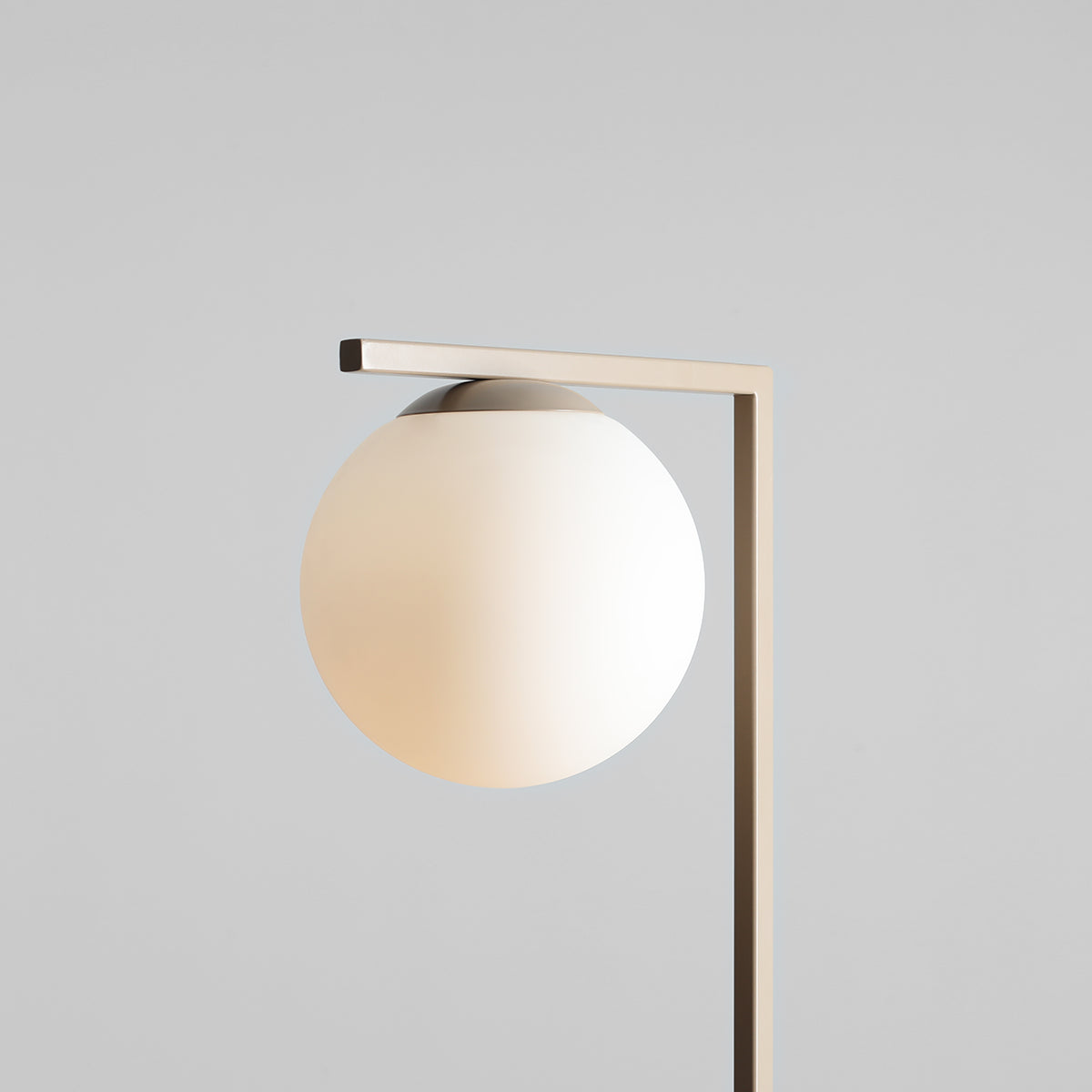 Zac beige floor lamp