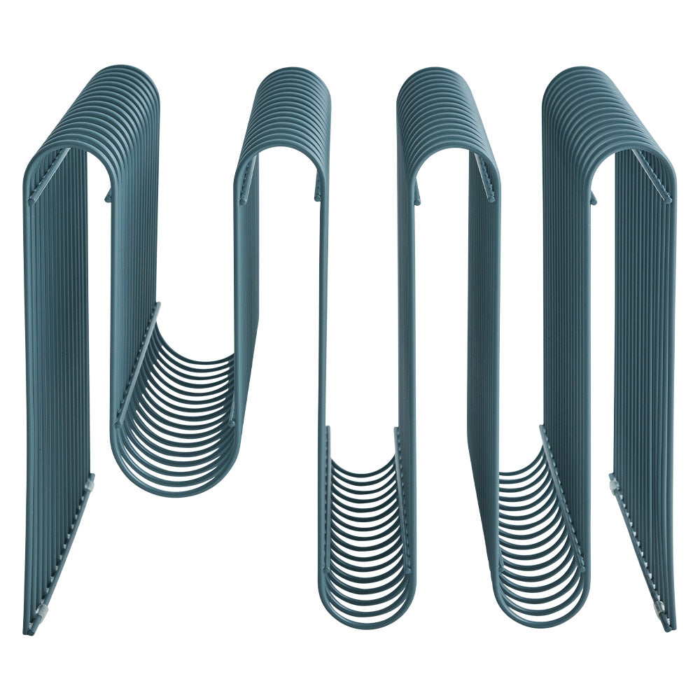 CURVA Blue Magazine Rack