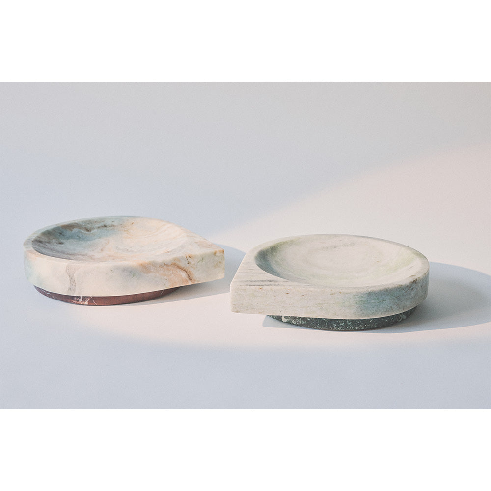 Decorative bowl STILLA green onyx