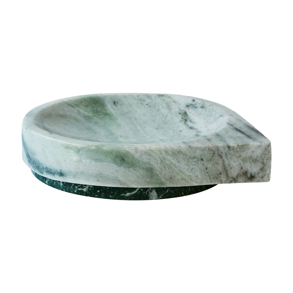 Decorative bowl STILLA green onyx