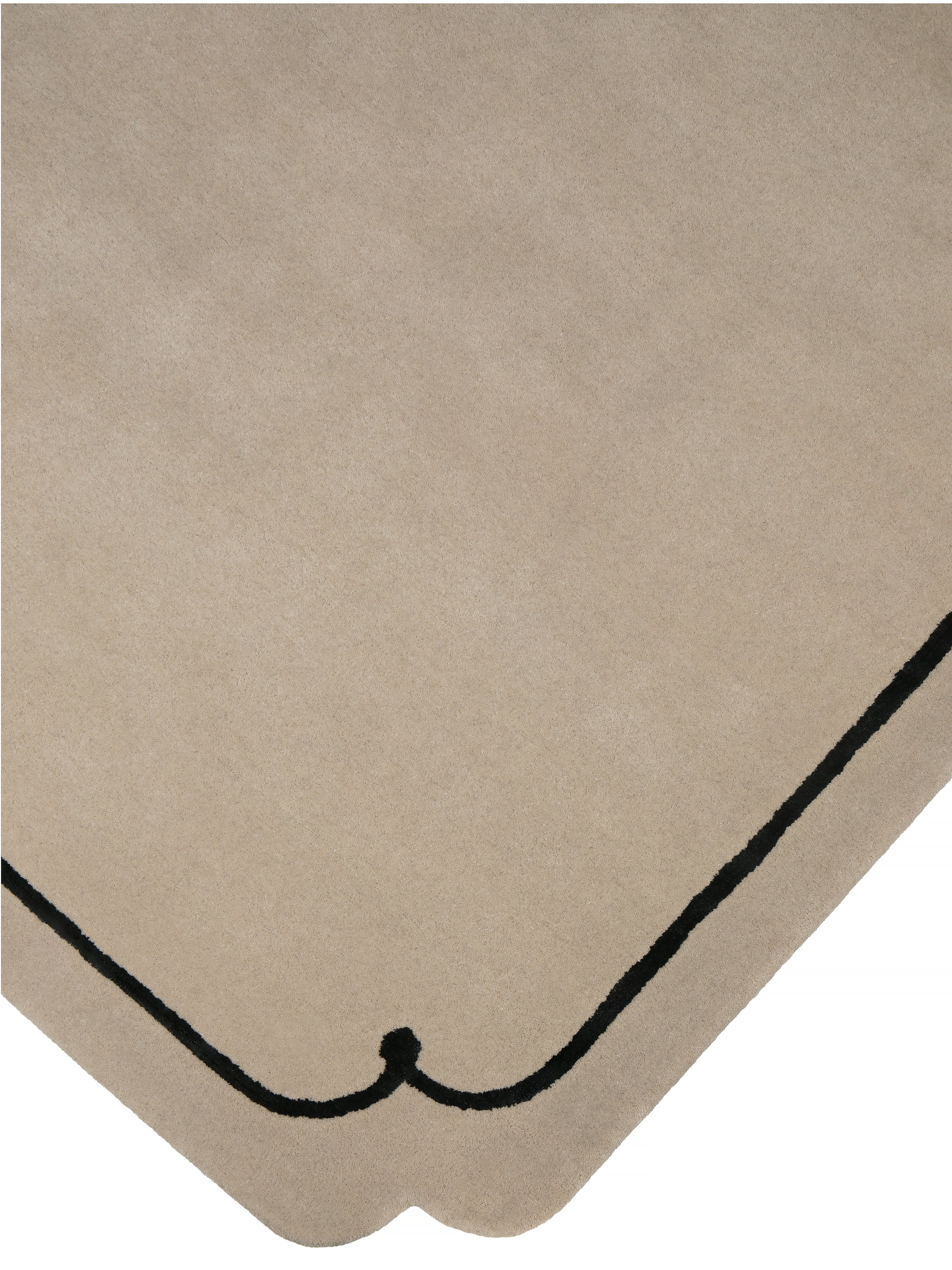 Teppich COOKIE beige mit Schwarz
