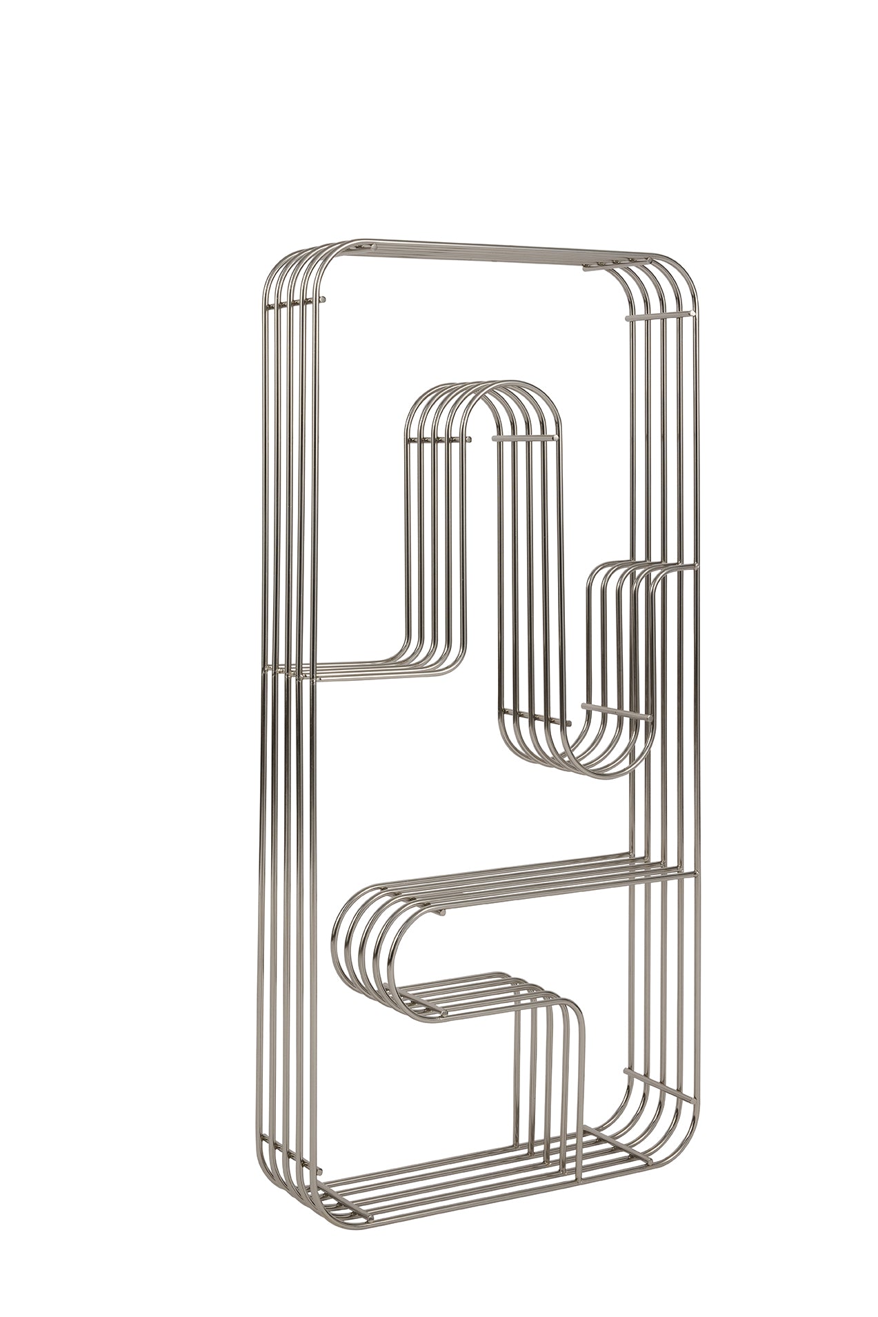 CURVA Silver Wall Shelf