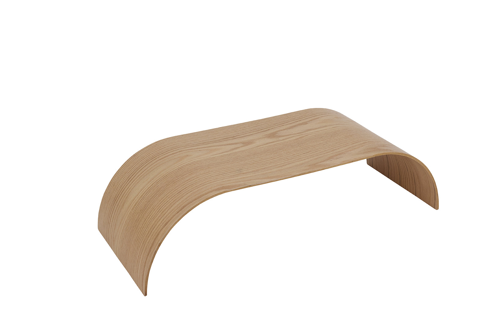 CURVA tray light oak wood