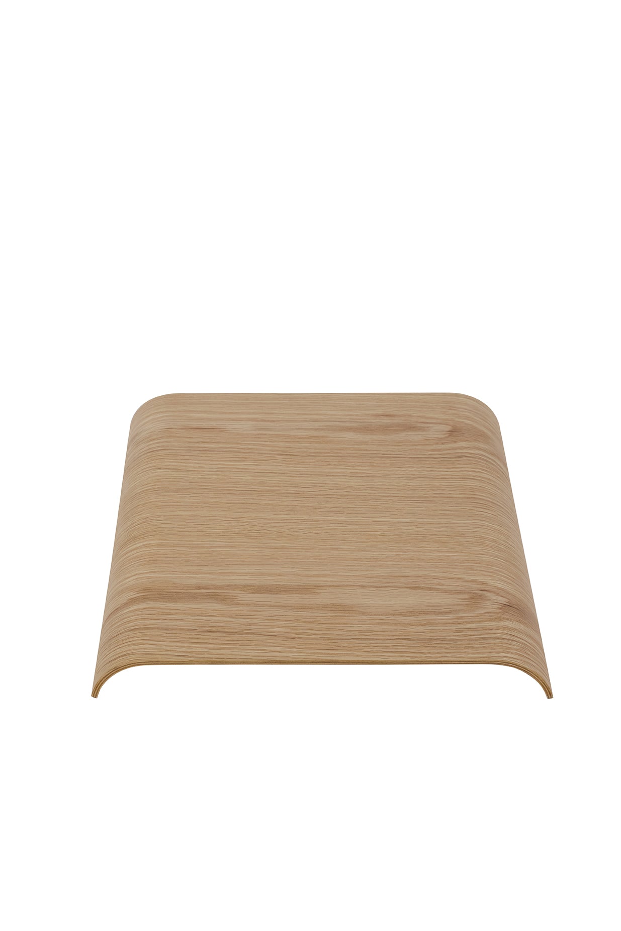 CURVA tray light oak wood