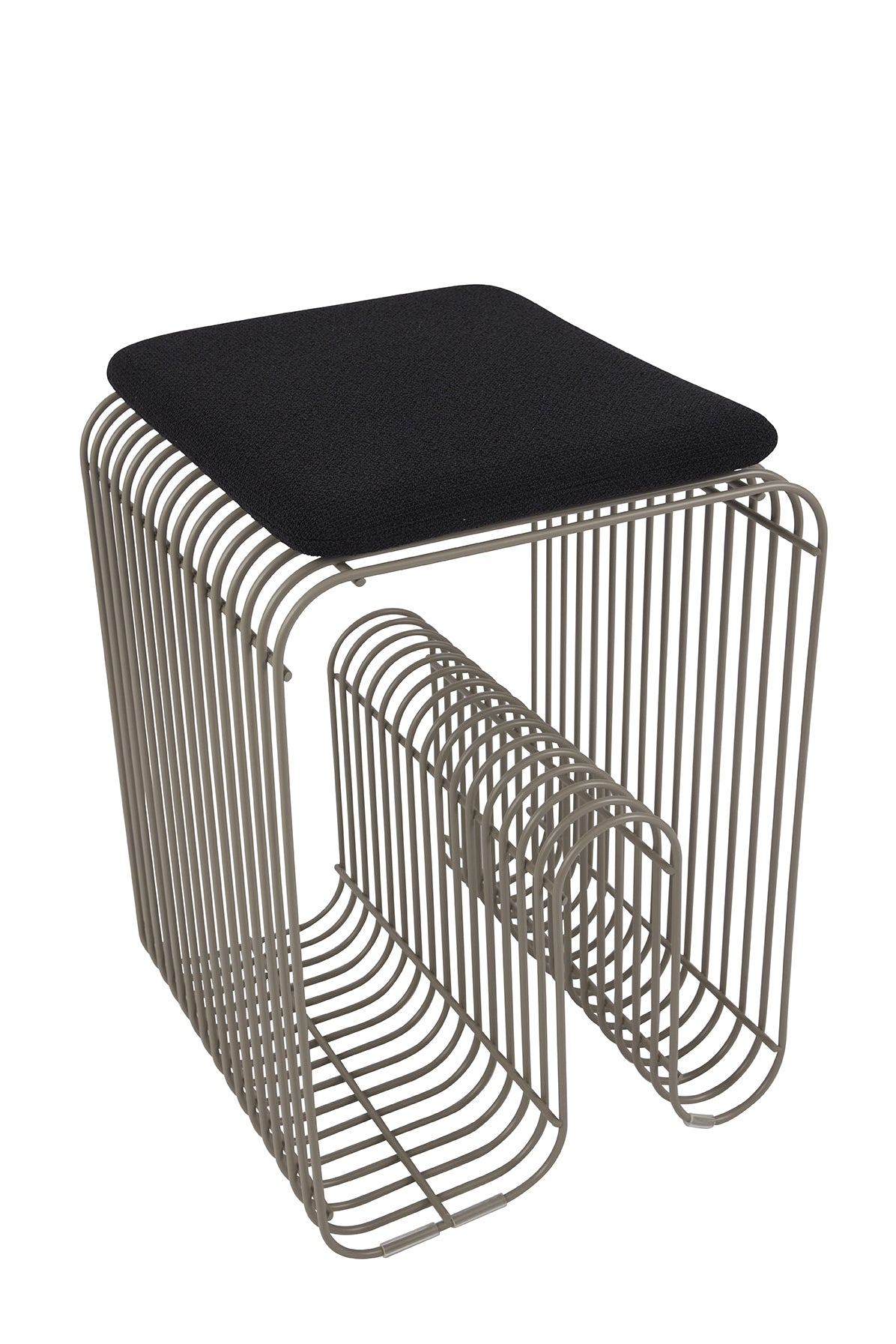 Sitzkissen CURVA anthrazit Bouclé