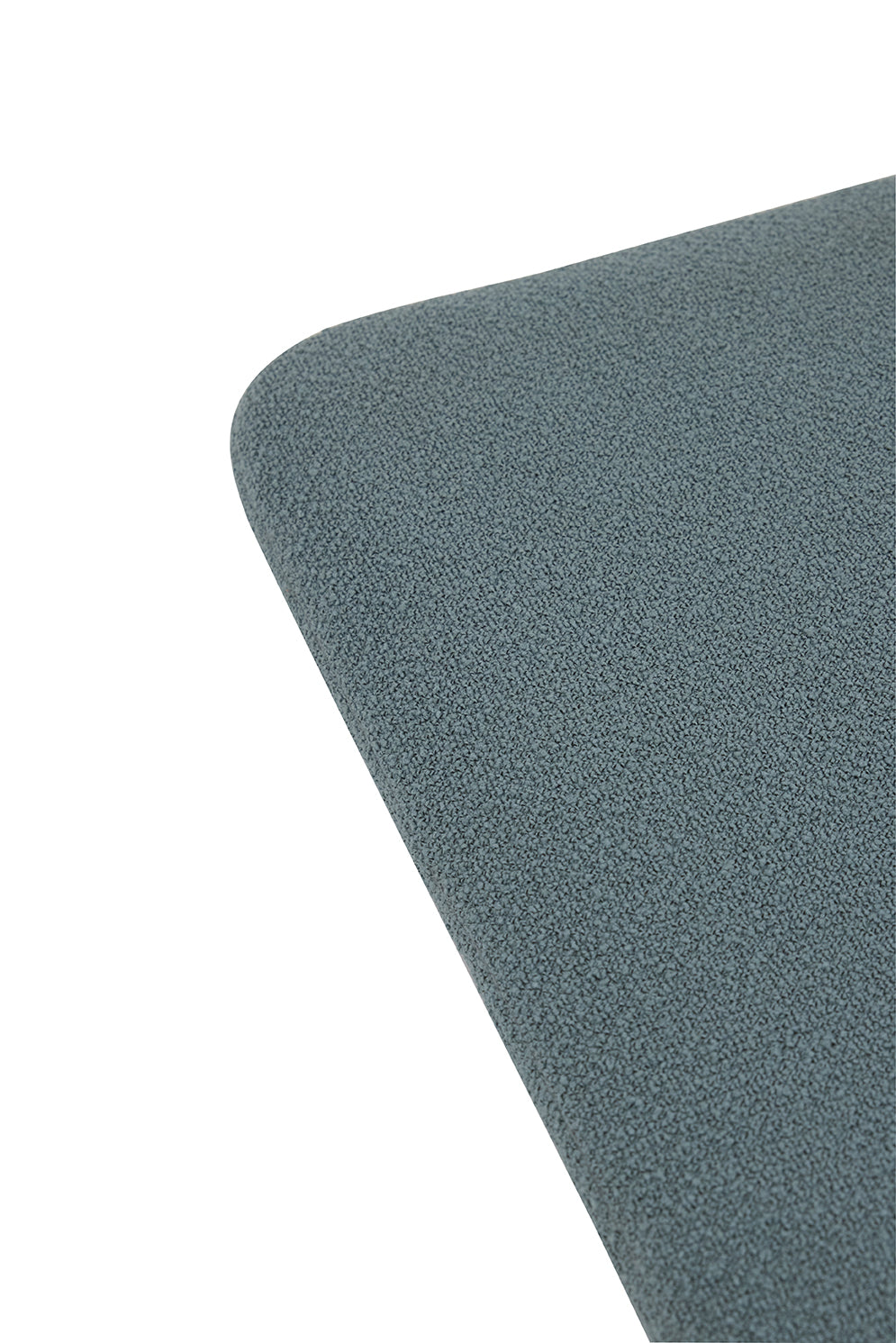Sitzkissen CURVA blau Bouclé