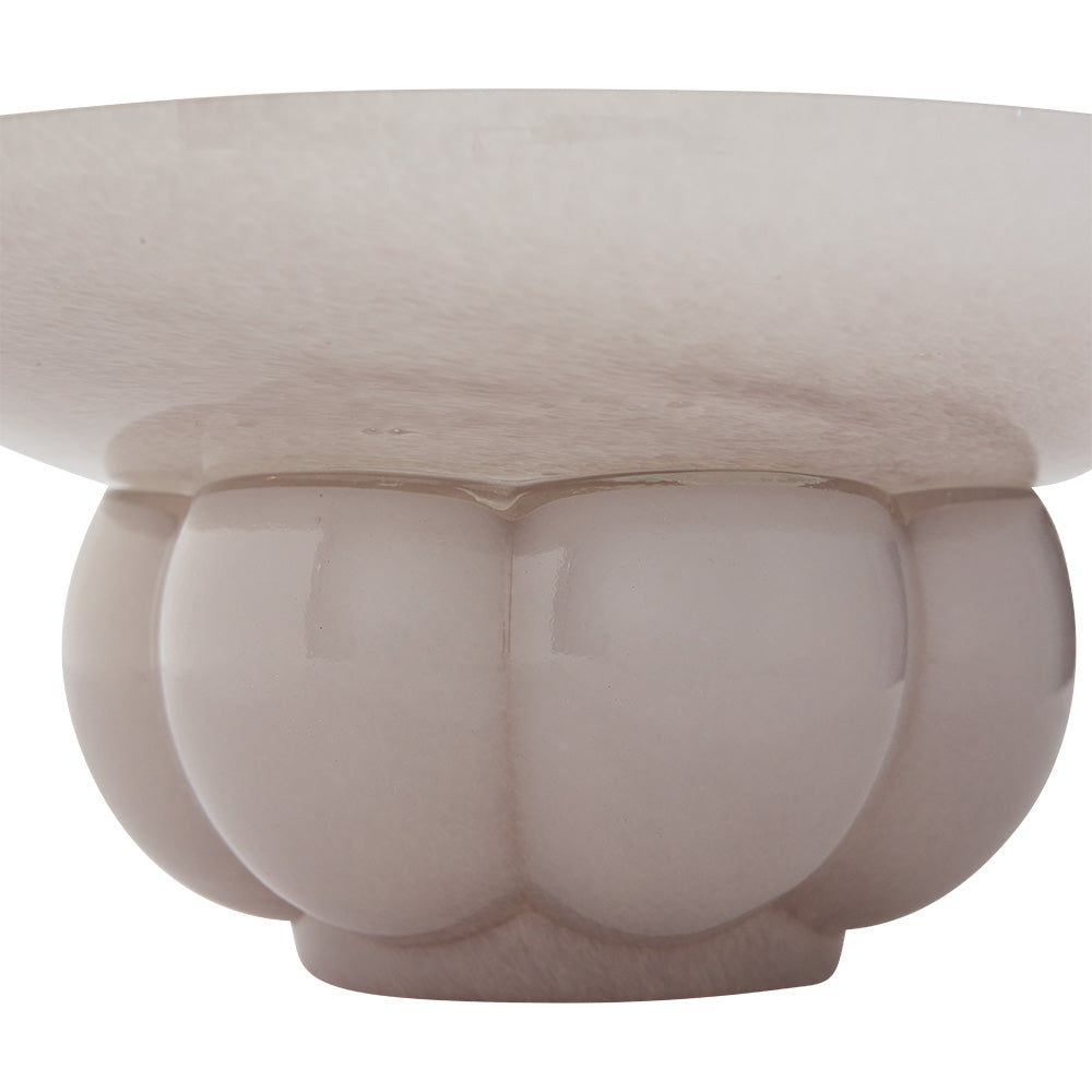 Dekorative Schale Misa in Taubengrau