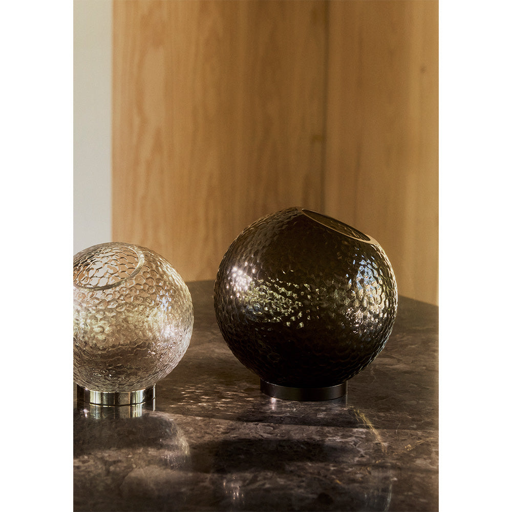 GLOBE BUBBLES Vase transparent glass