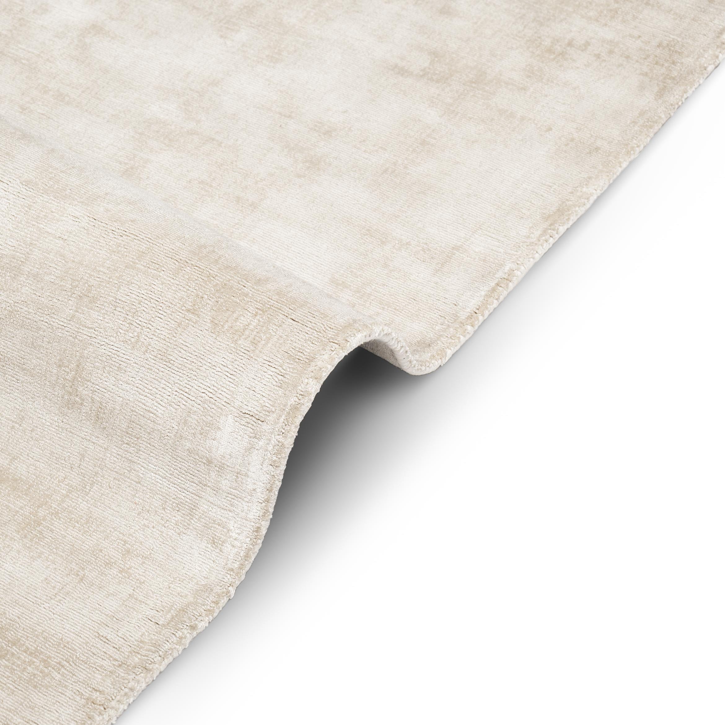 Runder Teppich DESERT cremefarben