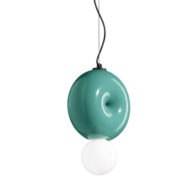 Lampa wisząca ceramiczna BUMBUM turkusowy – Ferroluce