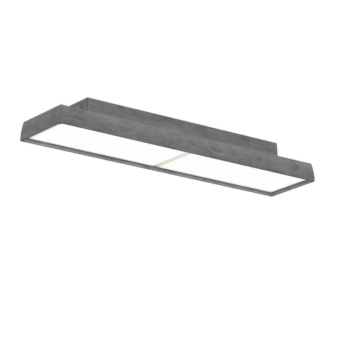 Deckenleuchte LP SLIM BOX rohes Aluminium