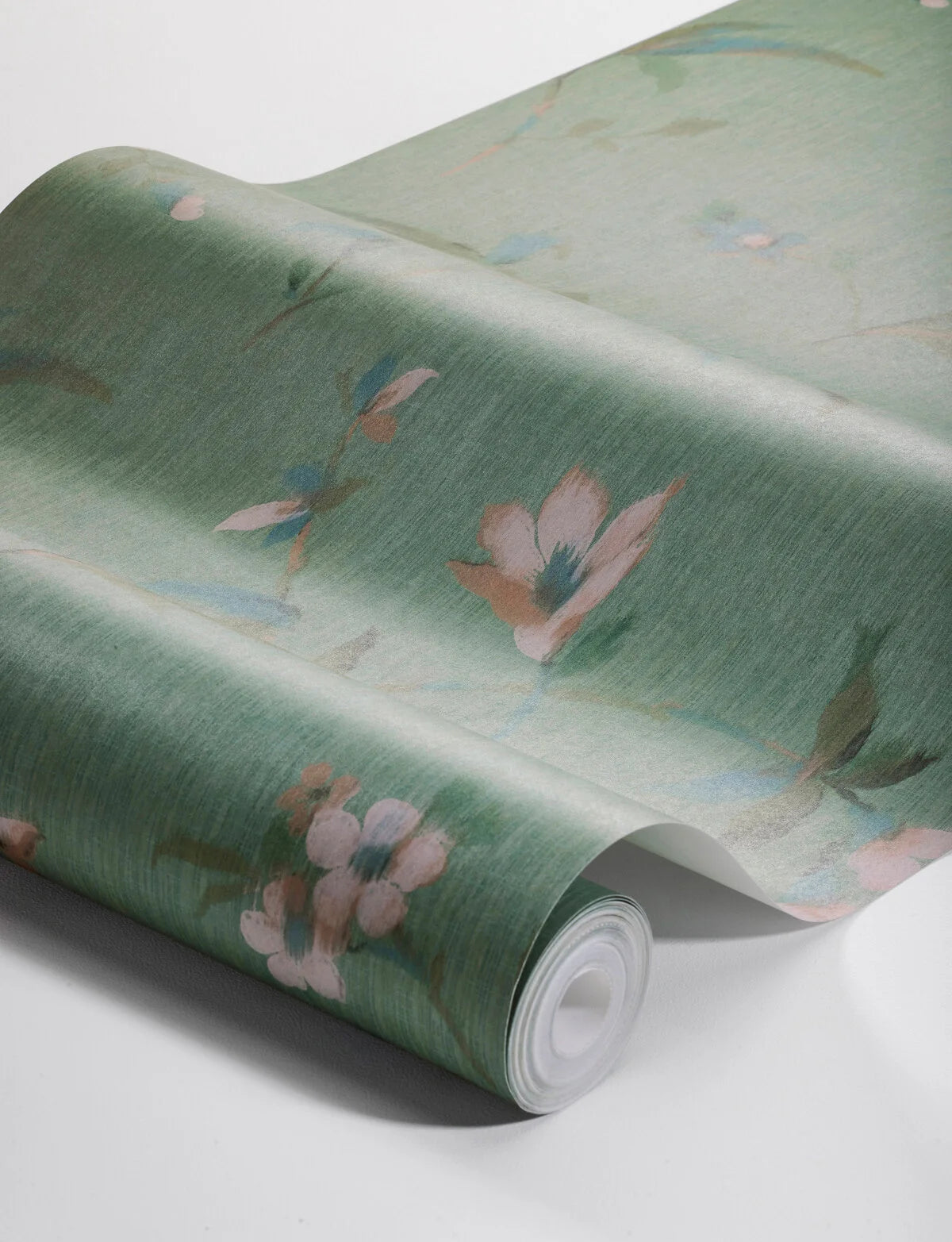 Marlene Green Floral Pattern Mural