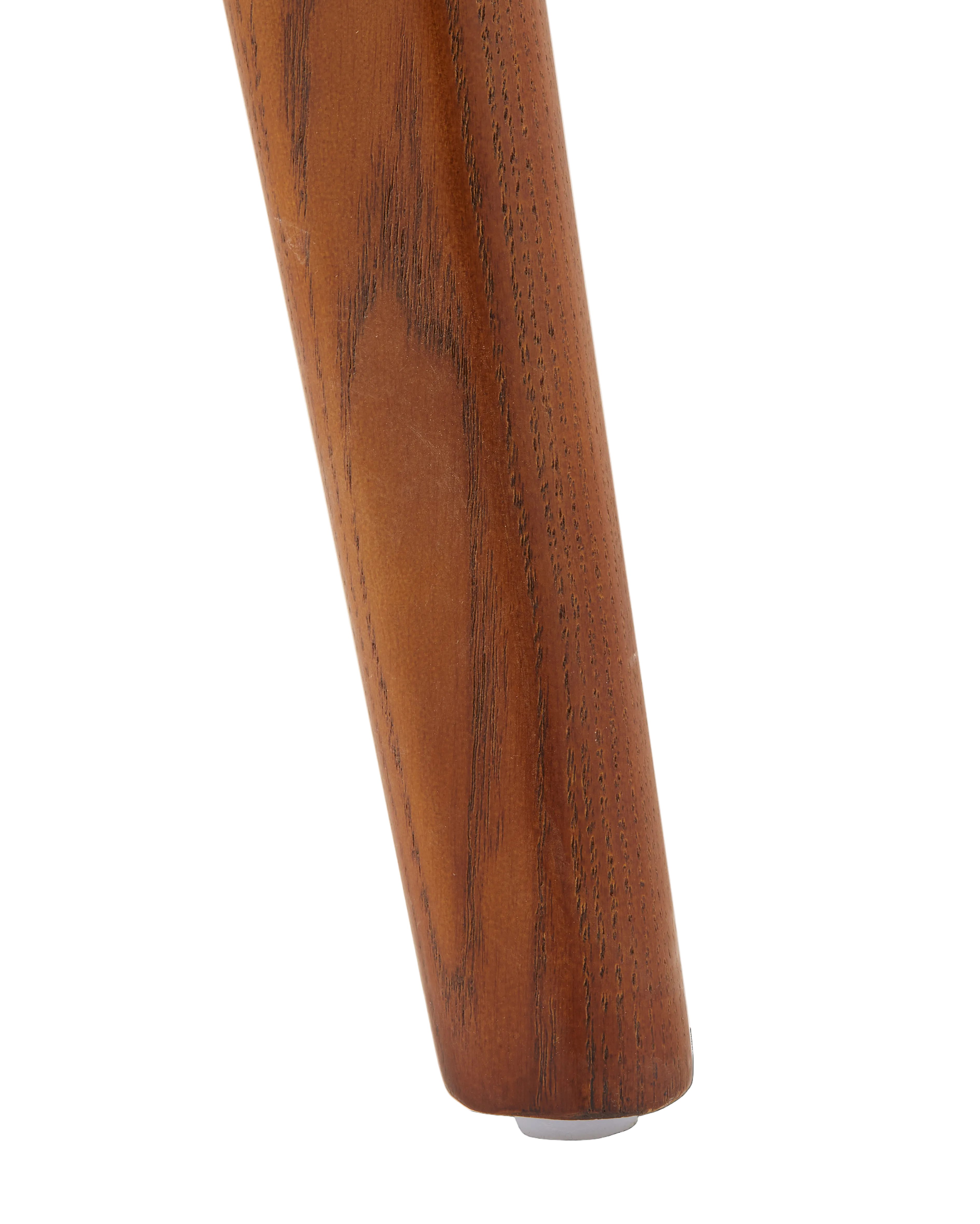 Stuhl HAPPY DAYS Ocker mit geometrischen Mustern und Holzgestell