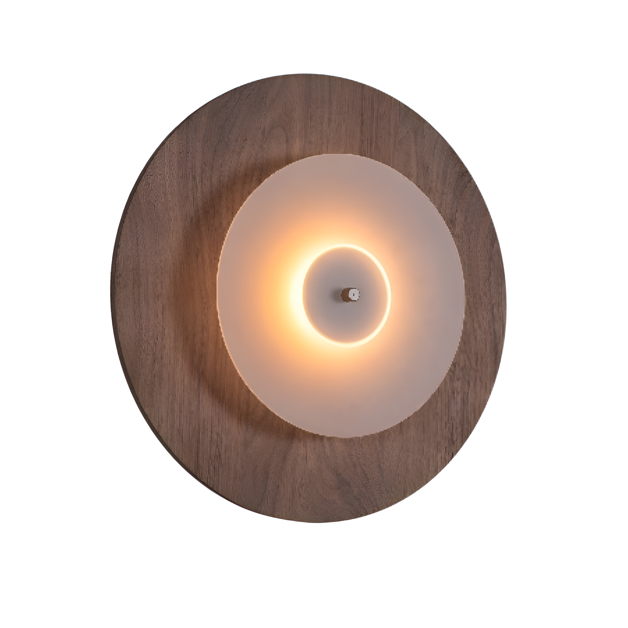 AEROPLAN WOOD Wandleuchte aus massivem Nussbaumholz