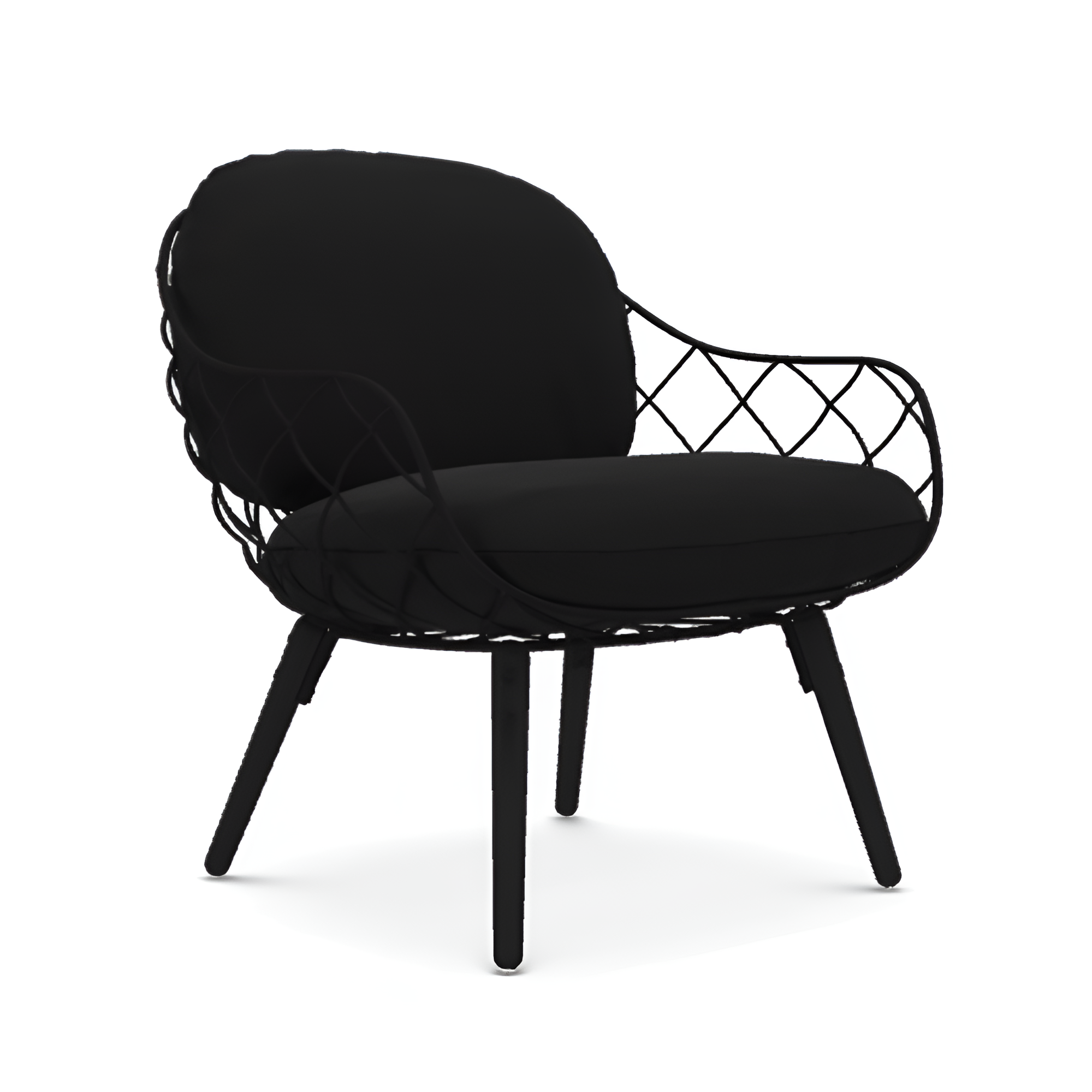 PIÑA armchair black