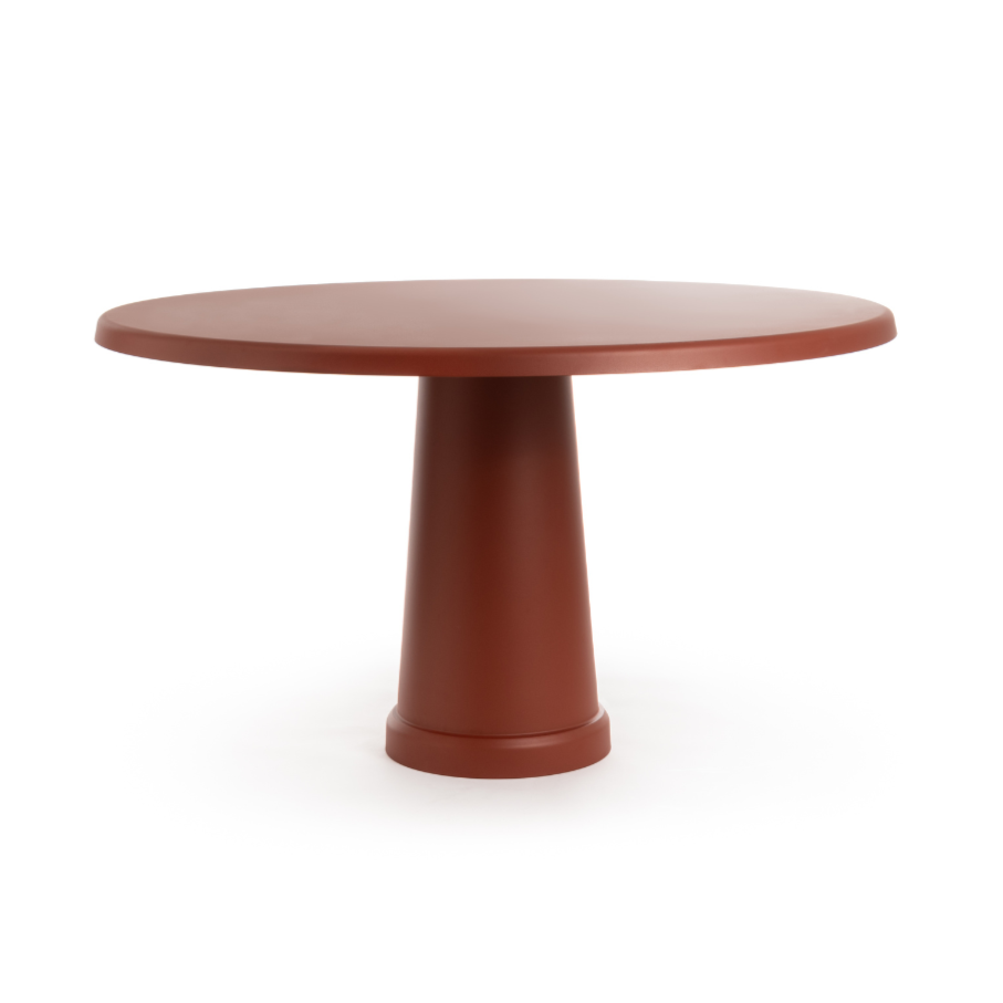 ALL-ROUND Rundtisch Ziegel
