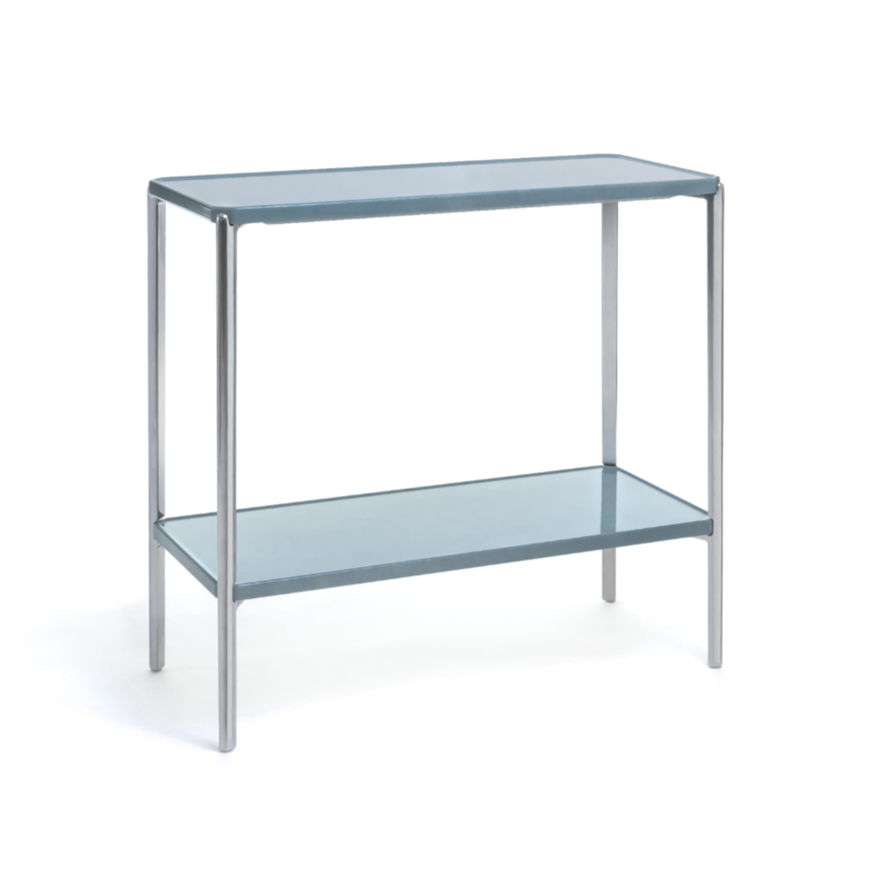 TAMBOUR shelf blue concrete