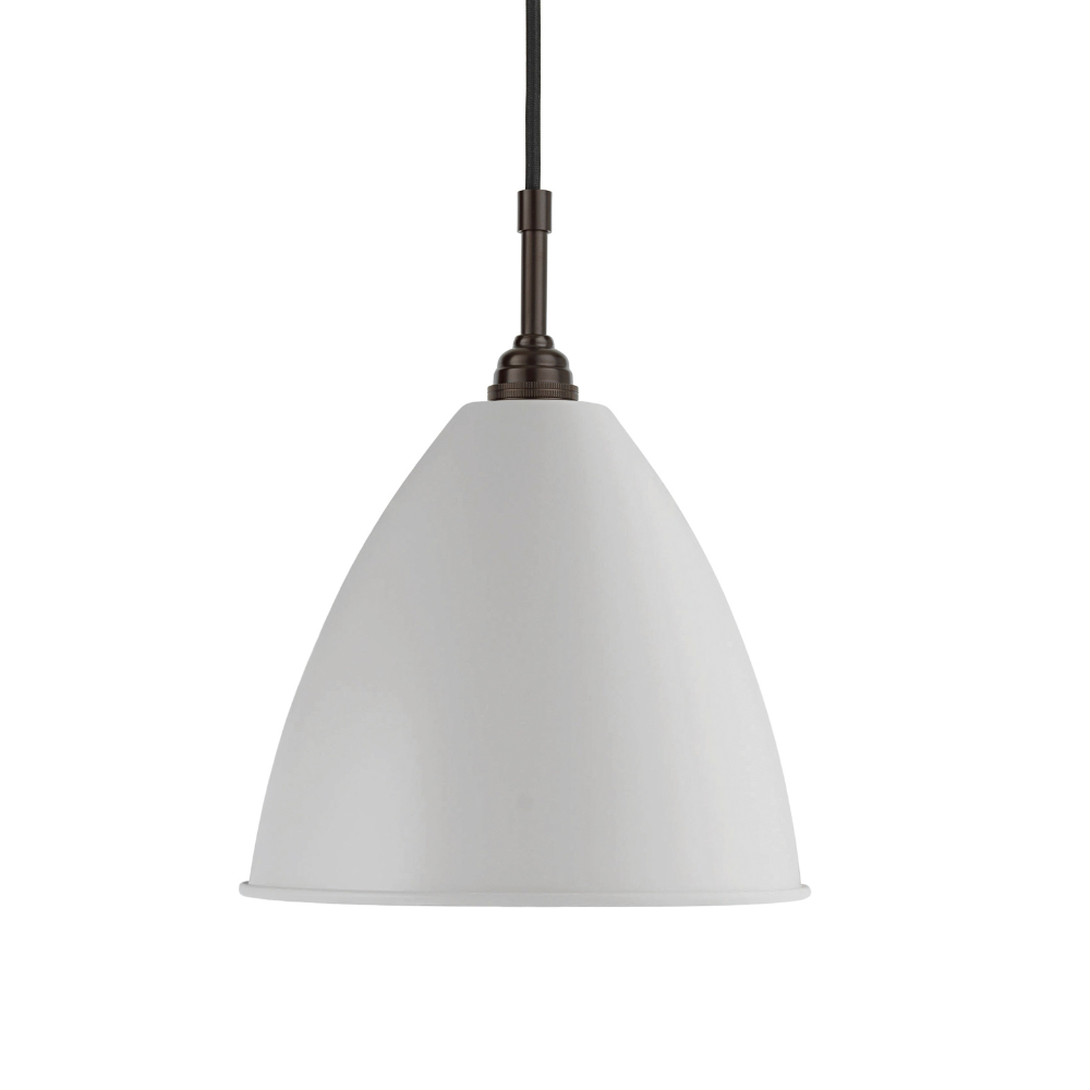 BESTLITE BL9 Black Pendant Lamp with Cream Shade