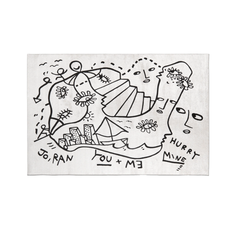 Teppich TRAUMDIMENSION weiß