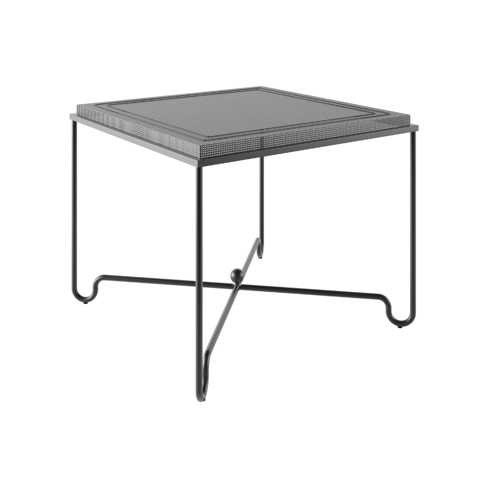 Gartentisch TROPIQUE schwarze Stahl