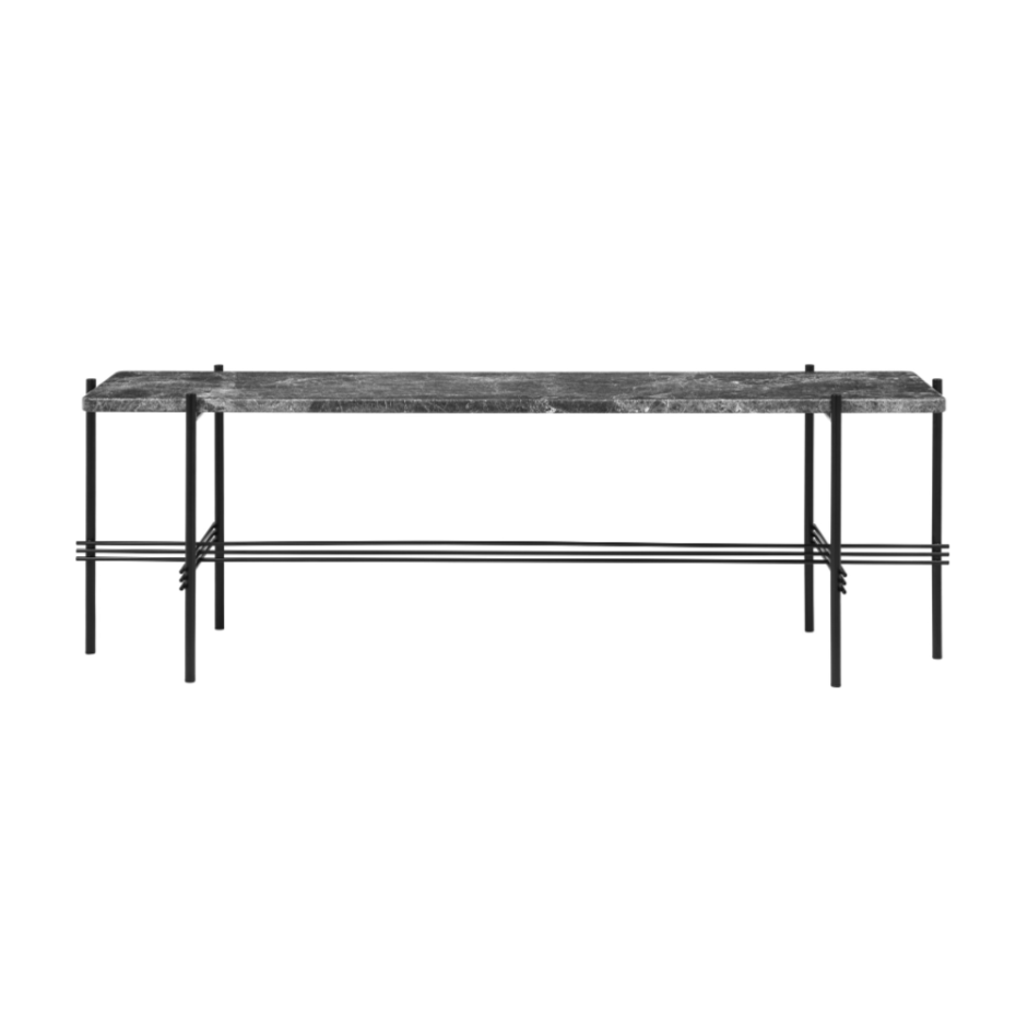 TS Console gray marble with black base