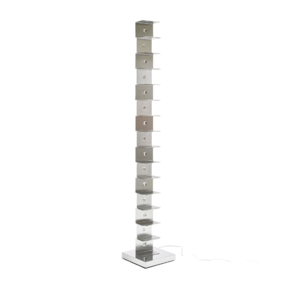 Illuminated Shelf PTOLOMEO LUCE Steel