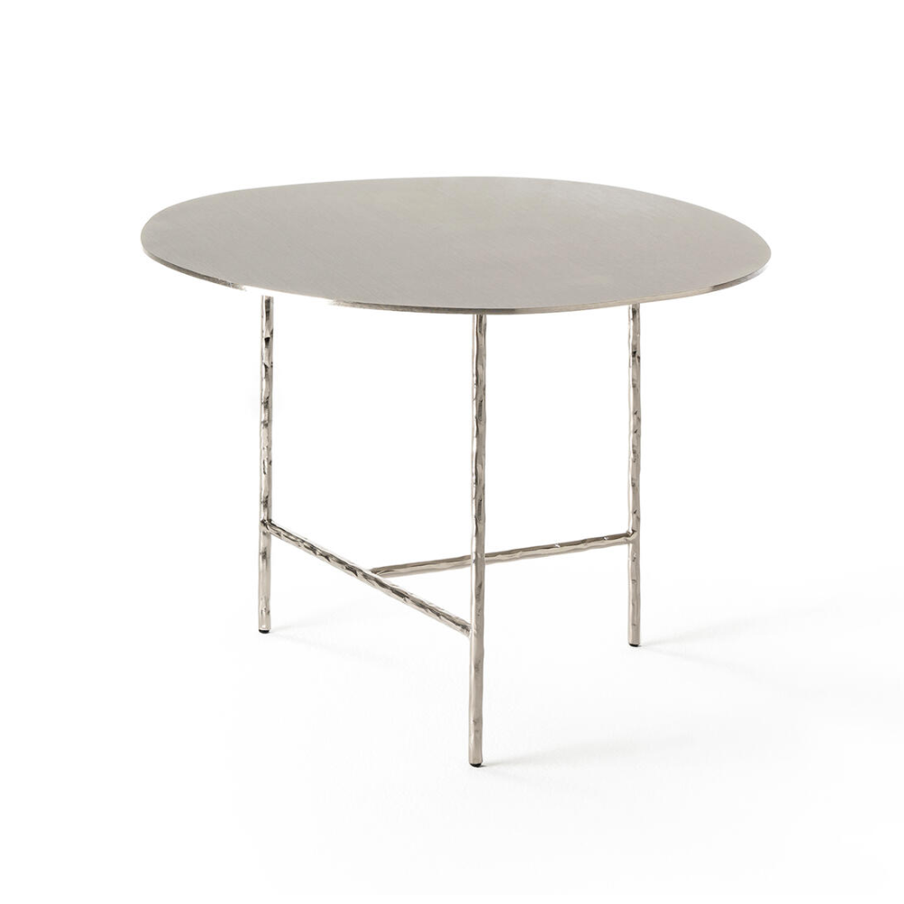 Round coffee table XXX nickel