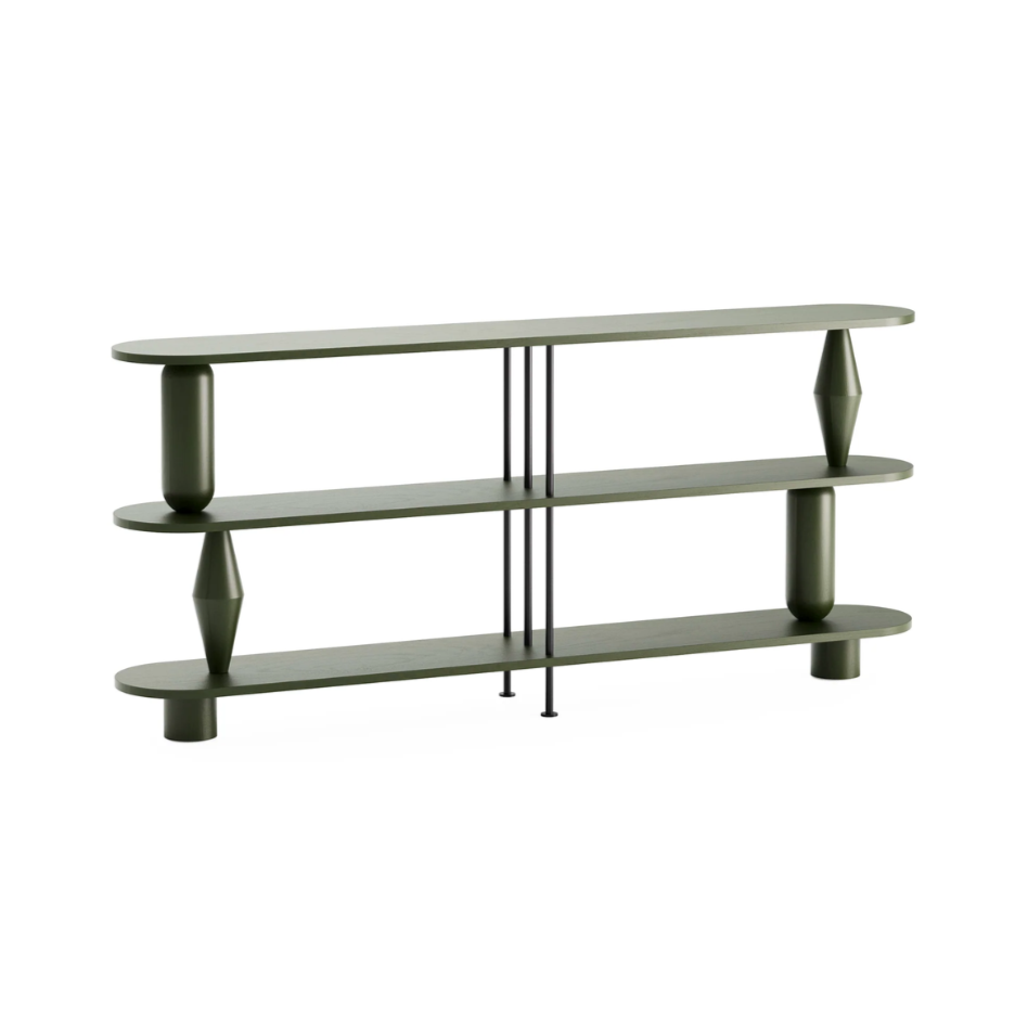 VAZOO DUO Shelf green oak wood