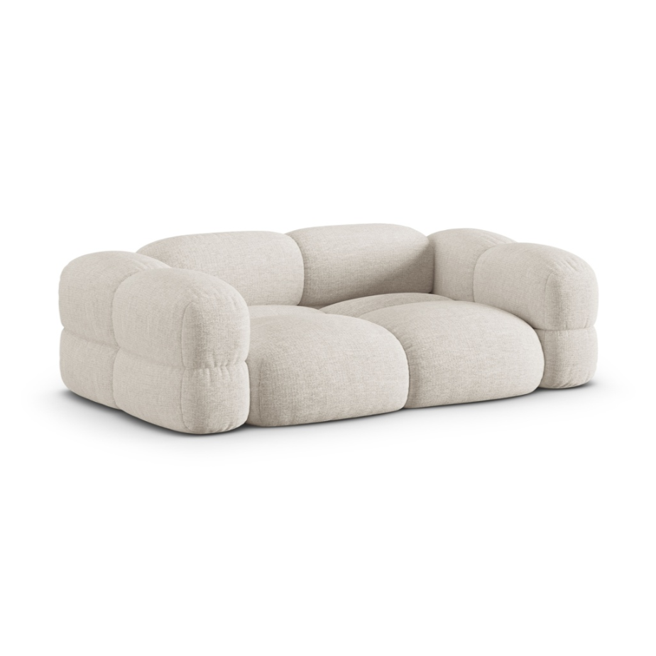 LORETTO Light Beige 3-Seater Sofa
