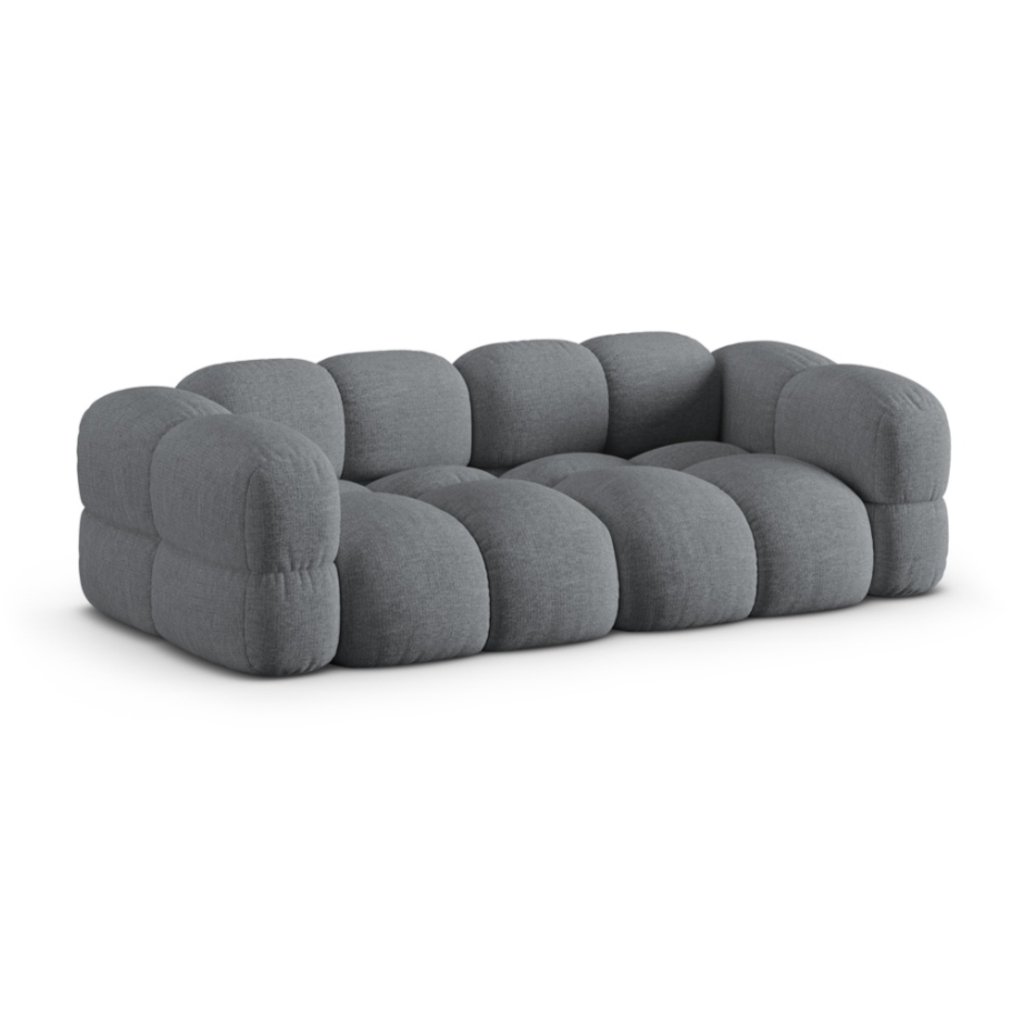 LORETTO 4-Seater Sofa in Gray-Blue