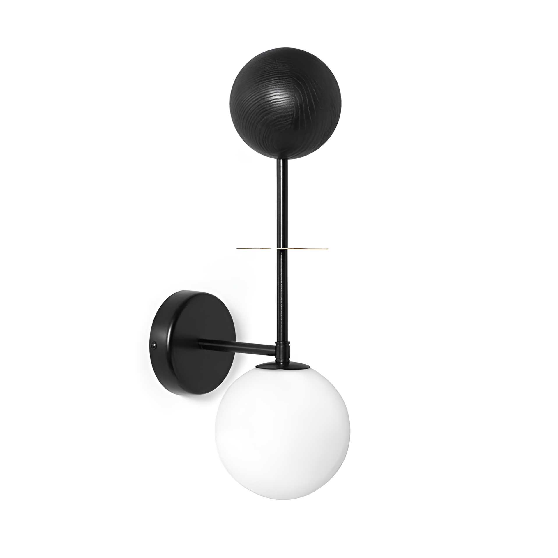 OIO schwarze Wandleuchte