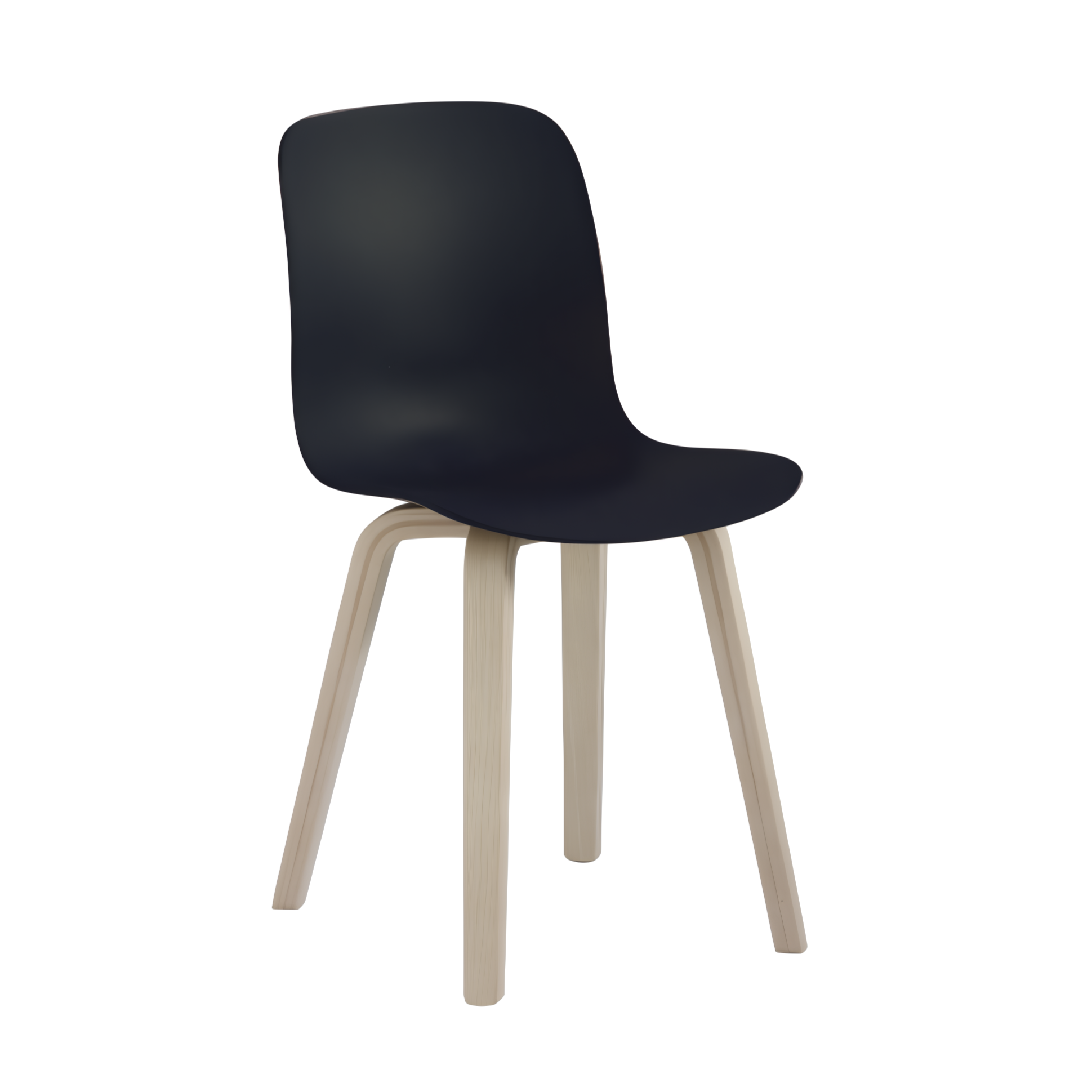 SUBSTANCE chair in black with an ash base