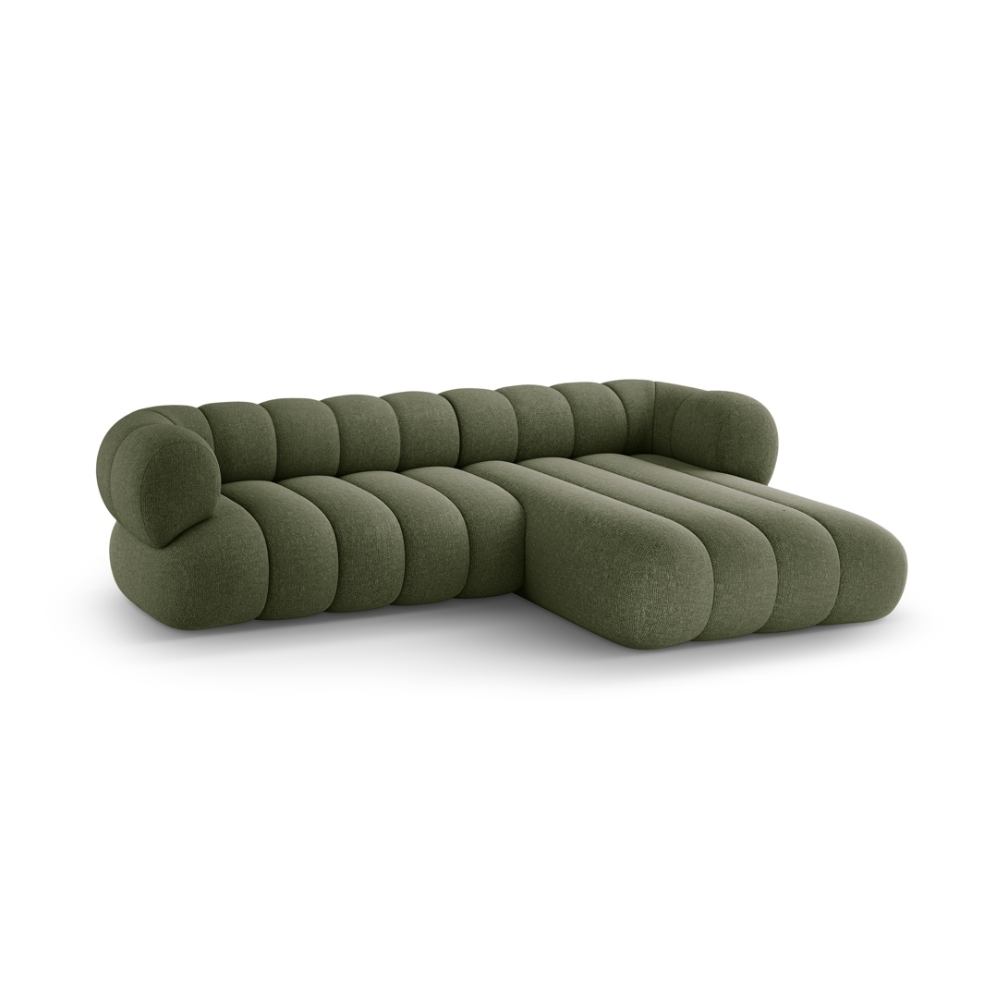 5-seater right-facing corner sofa KOGE olive