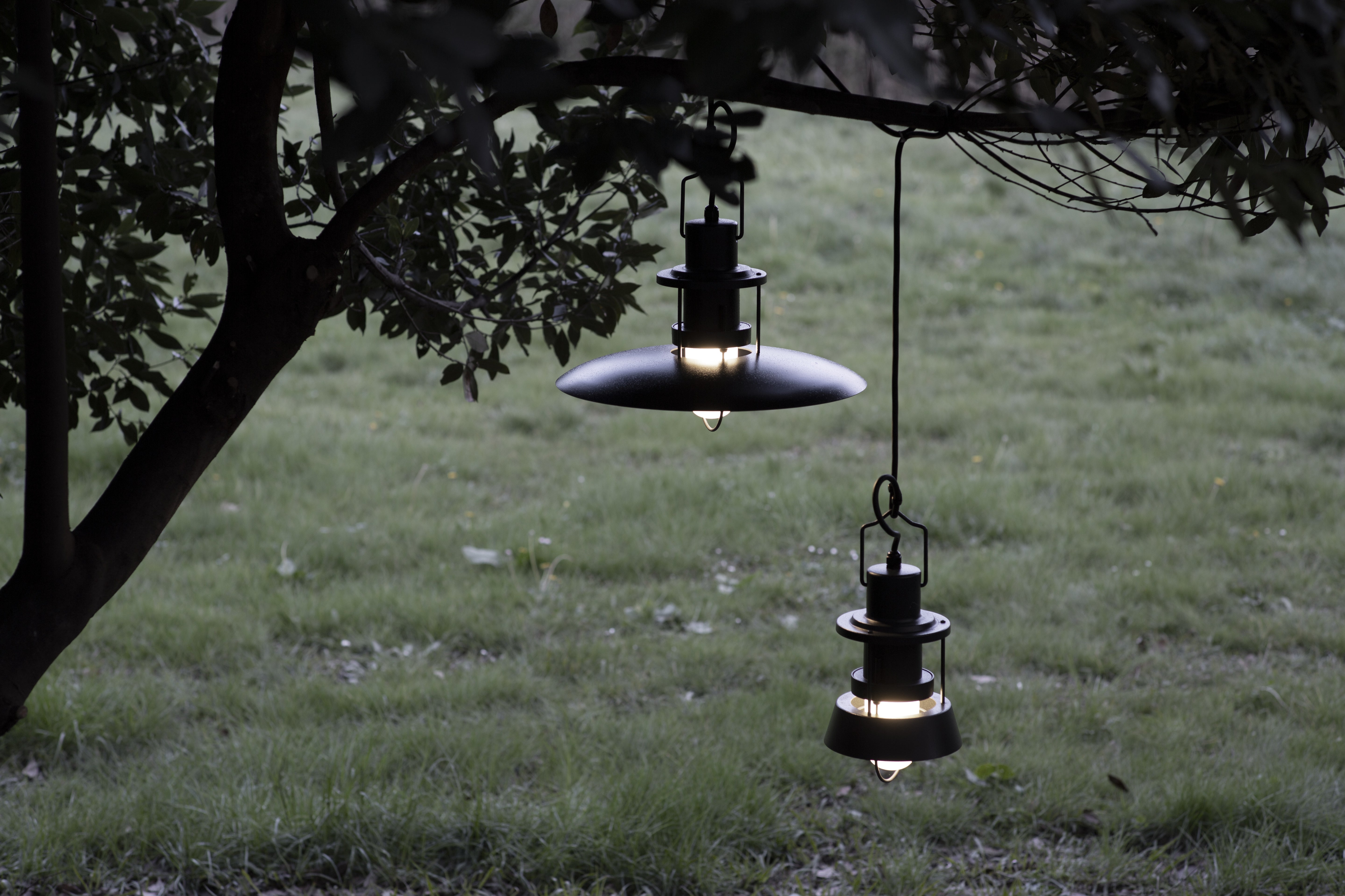 Lampa wisząca zewnętrzna POLO brązowy rdzawy