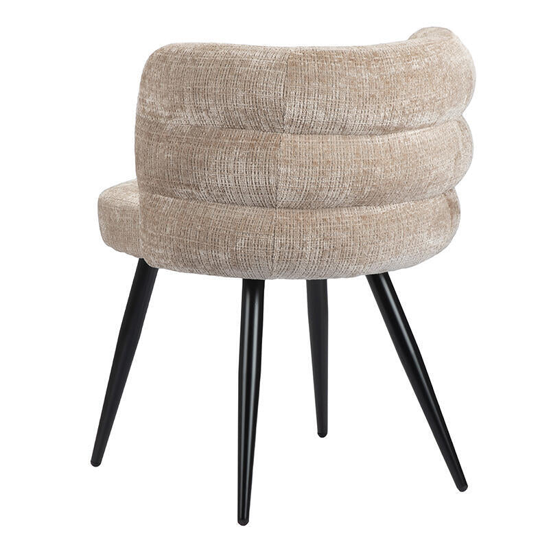 CLOUD Chair Cream Beige with Black Base