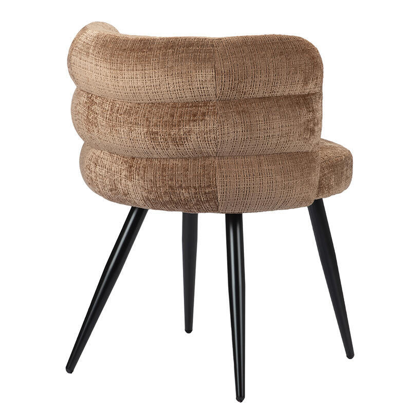 CLOUD Chair in Caramel with Black Base