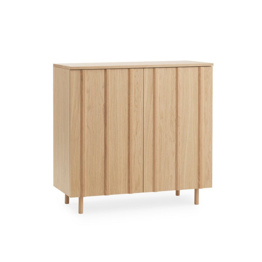 Ribschrank -Eichenfurnier