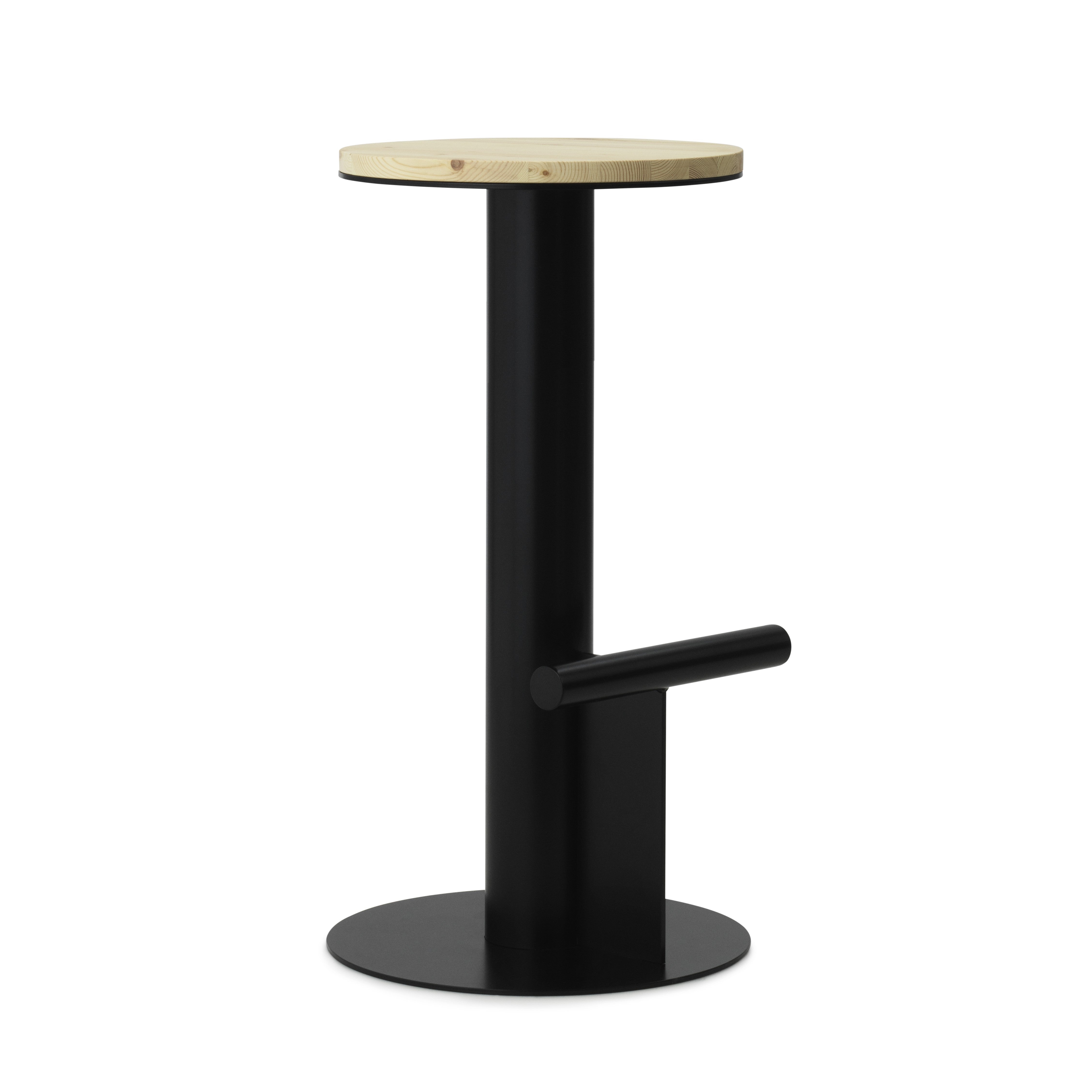 Black bar chair