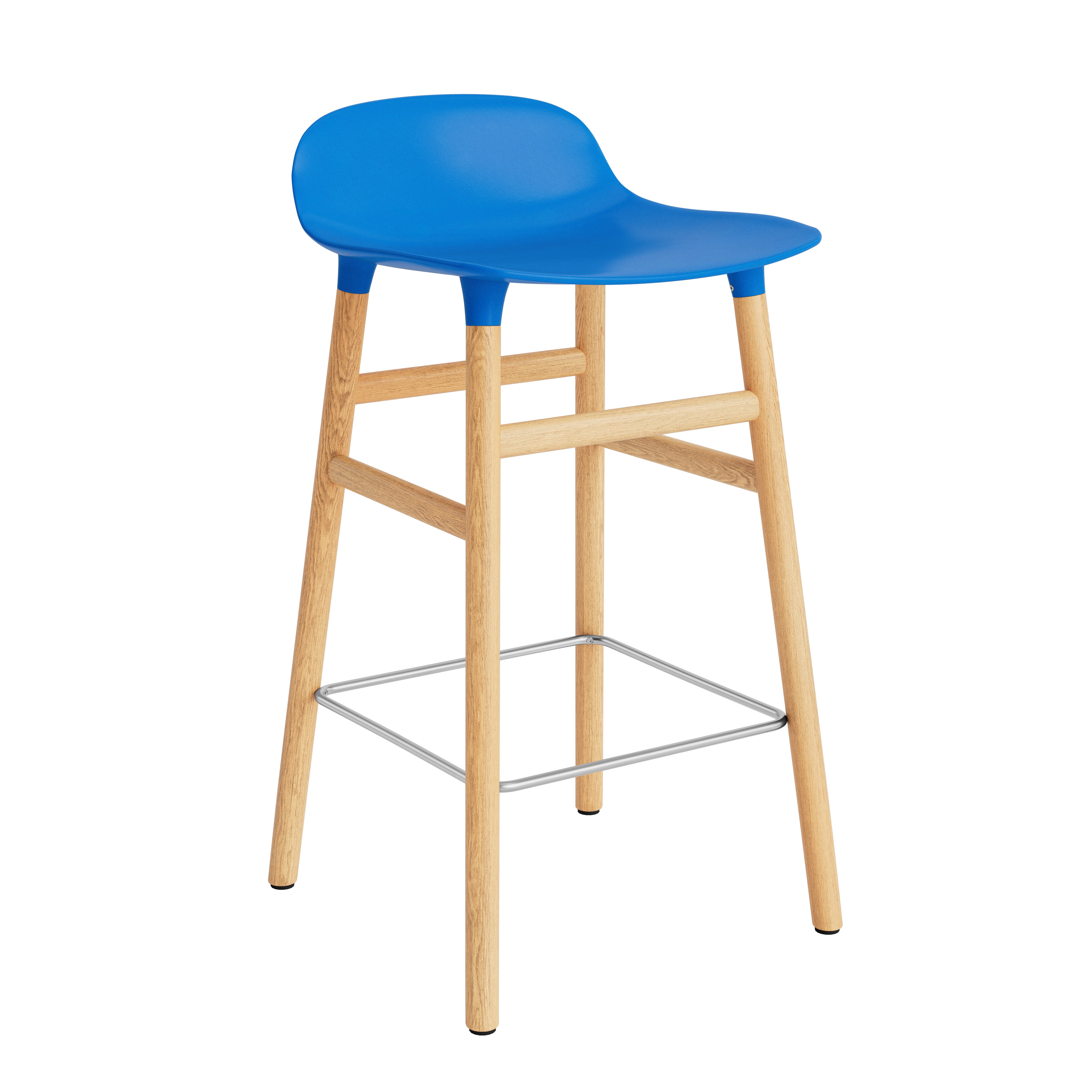 Hocker forms blue with an oak base