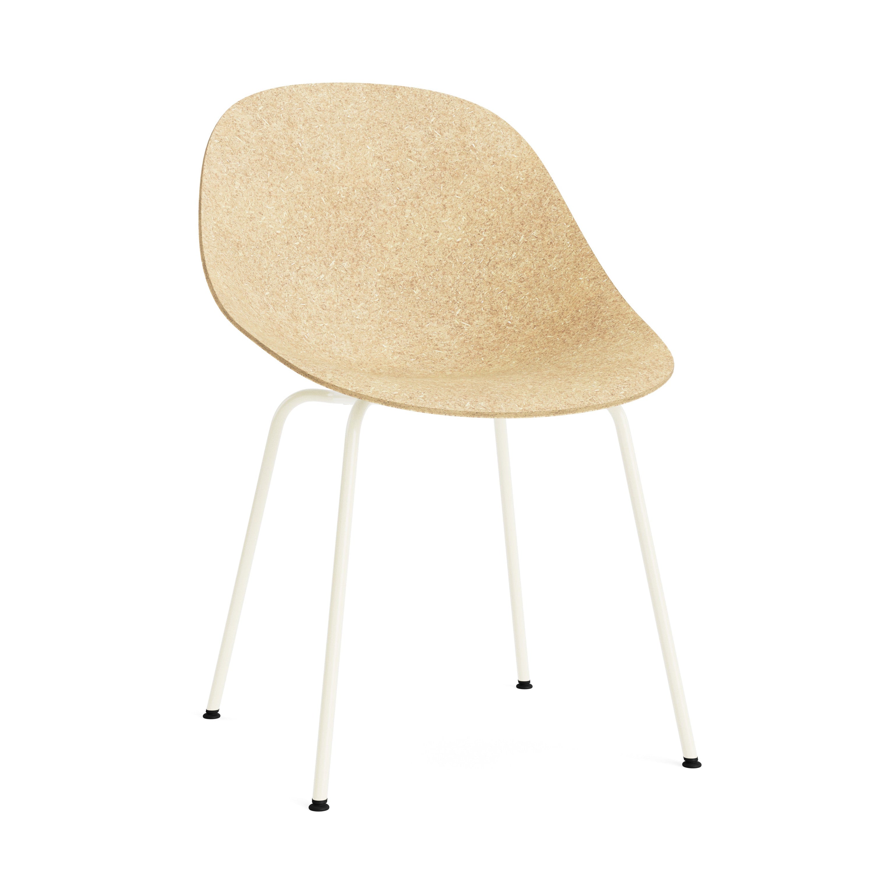 Krzesło MAT beżowy z kremową podstawą – Normann Copenhagen