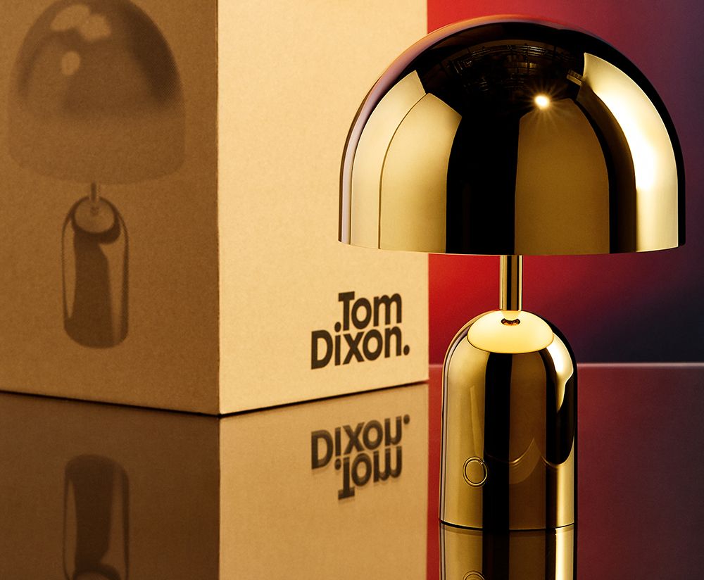 Lampa przenośna BELL srebrny – Tom Dixon