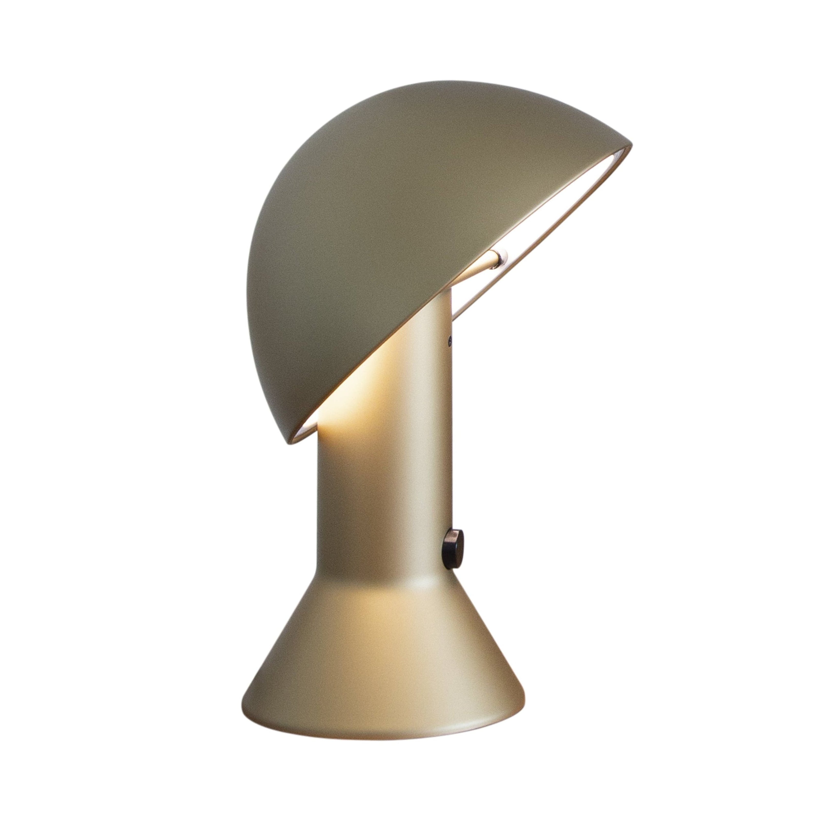 Tischlampe ELMETTO in perlmuttgold