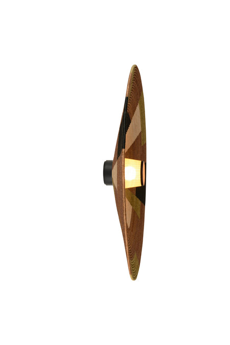 Braune Wandlampe