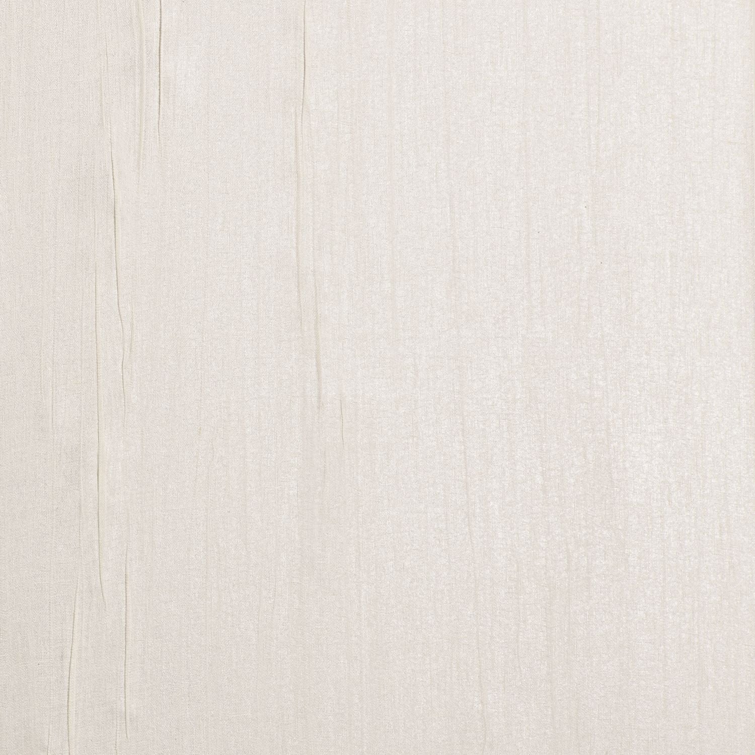 Textile structural pleated wallpaper ATALANTA - FLAX NOIR broken white