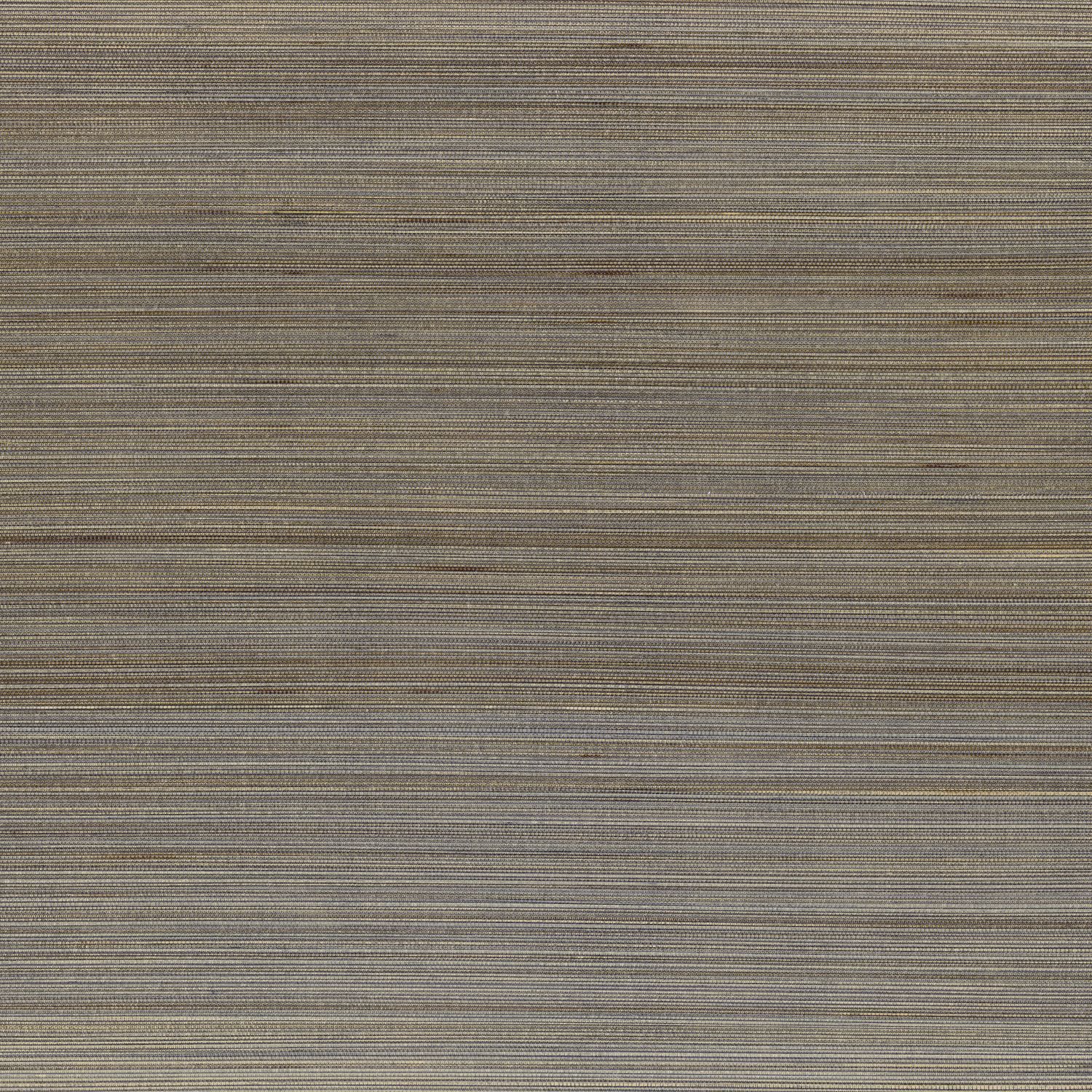 Natural structural wallpaper made from bamboo fibers BAMBOU - MARRON GLACE brown