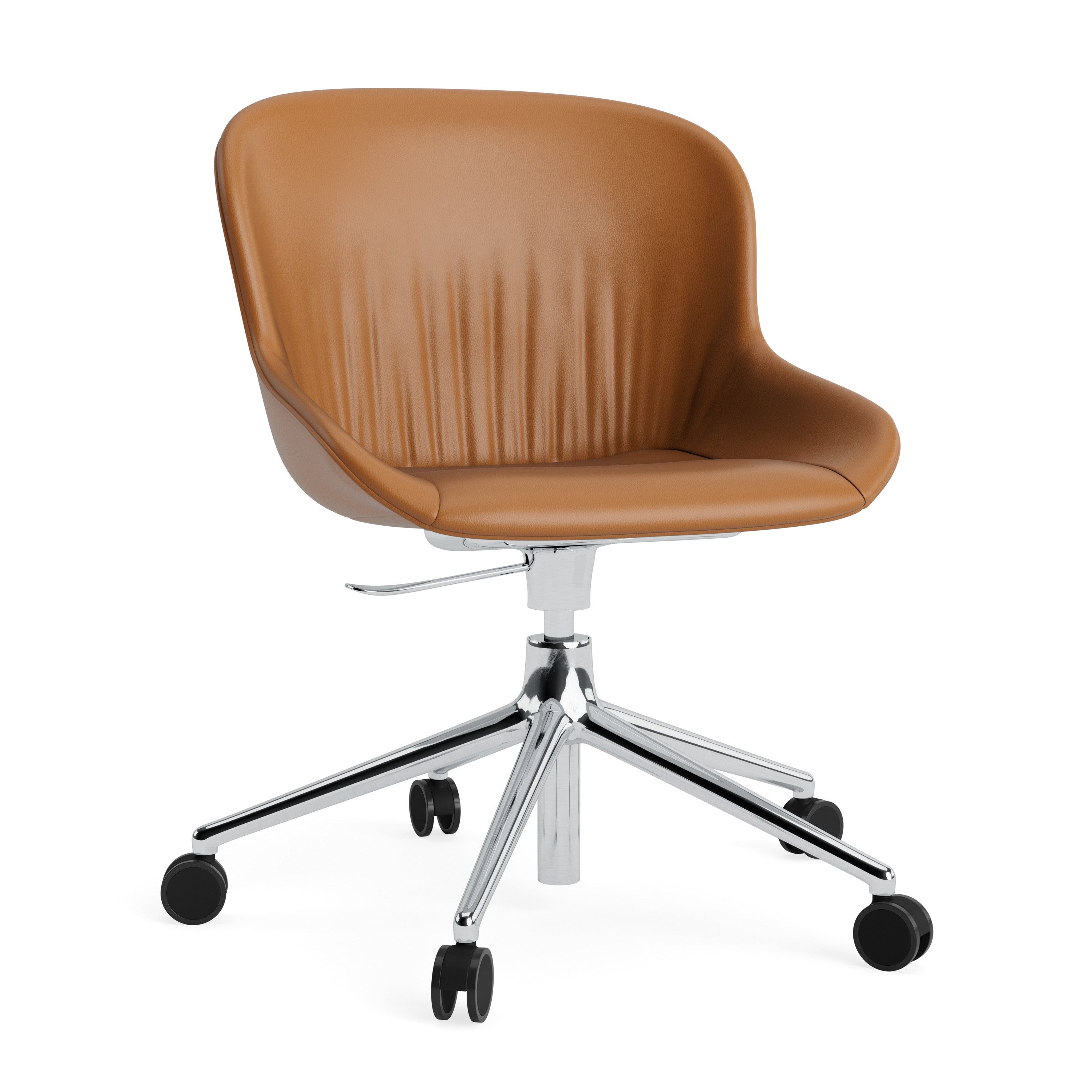 Hyg Comfort 5W gepolsterter Bürostuhl mit einer Aluminiumbasis