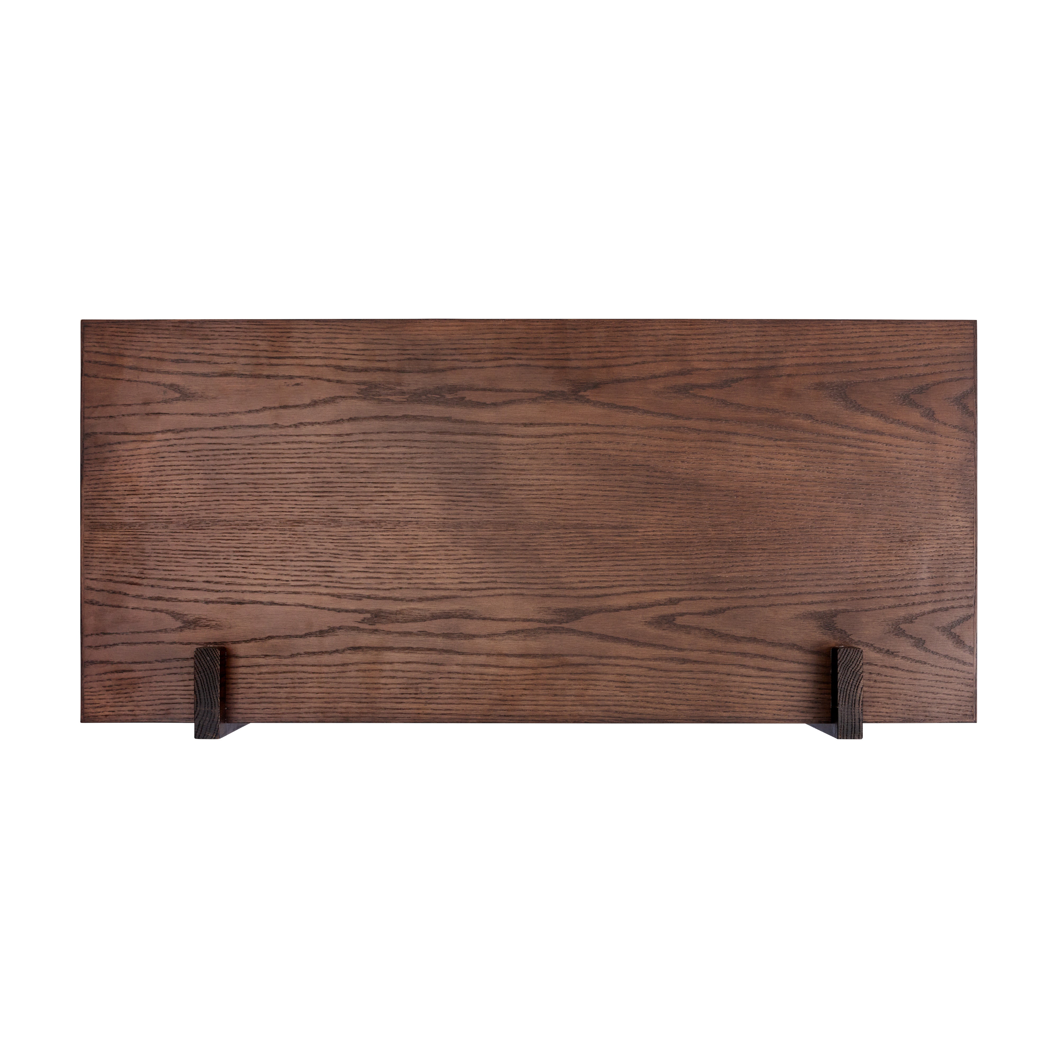 Schreibtisch CORBEL dunkle Eichenfurnier