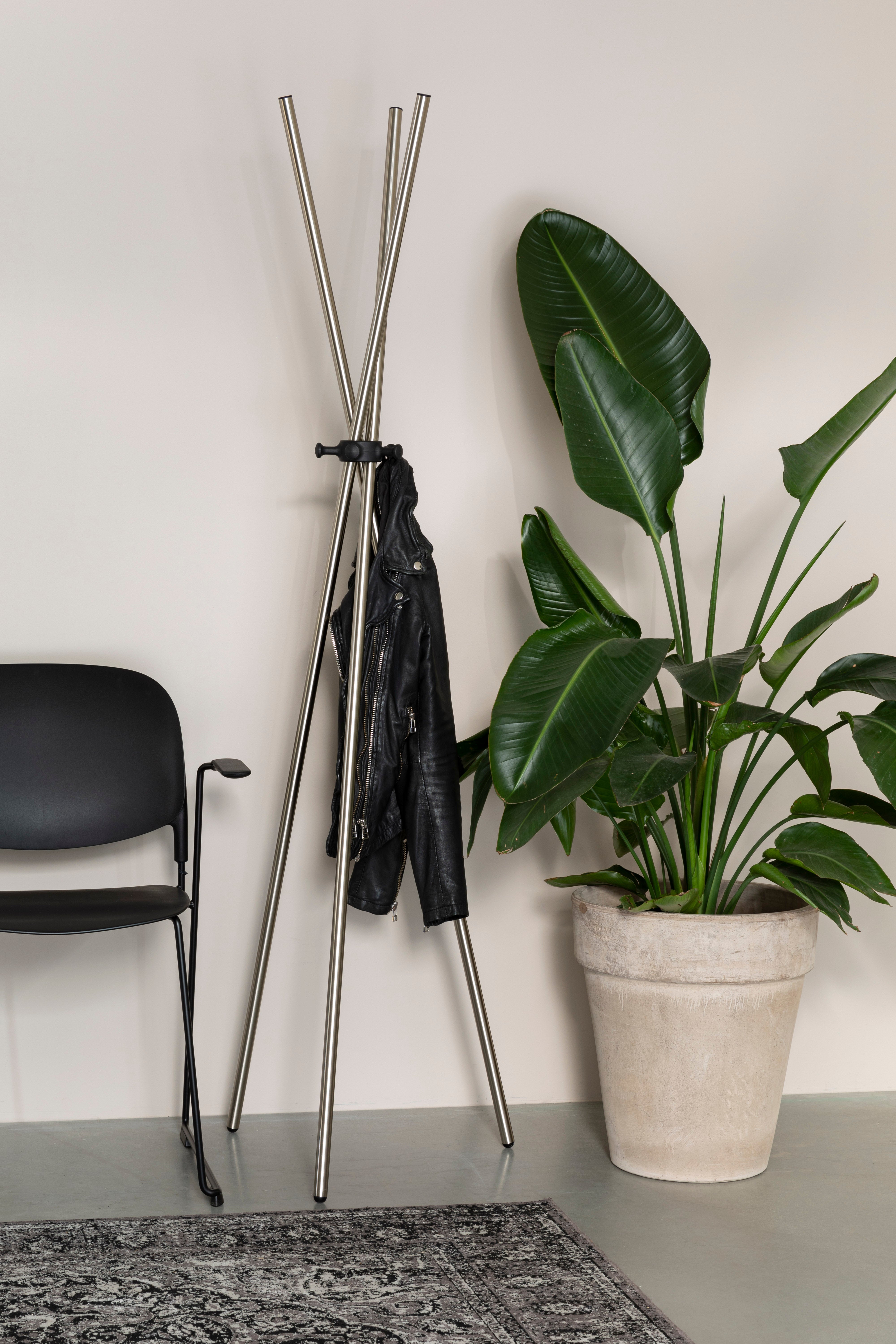 DARWIN silver coat rack